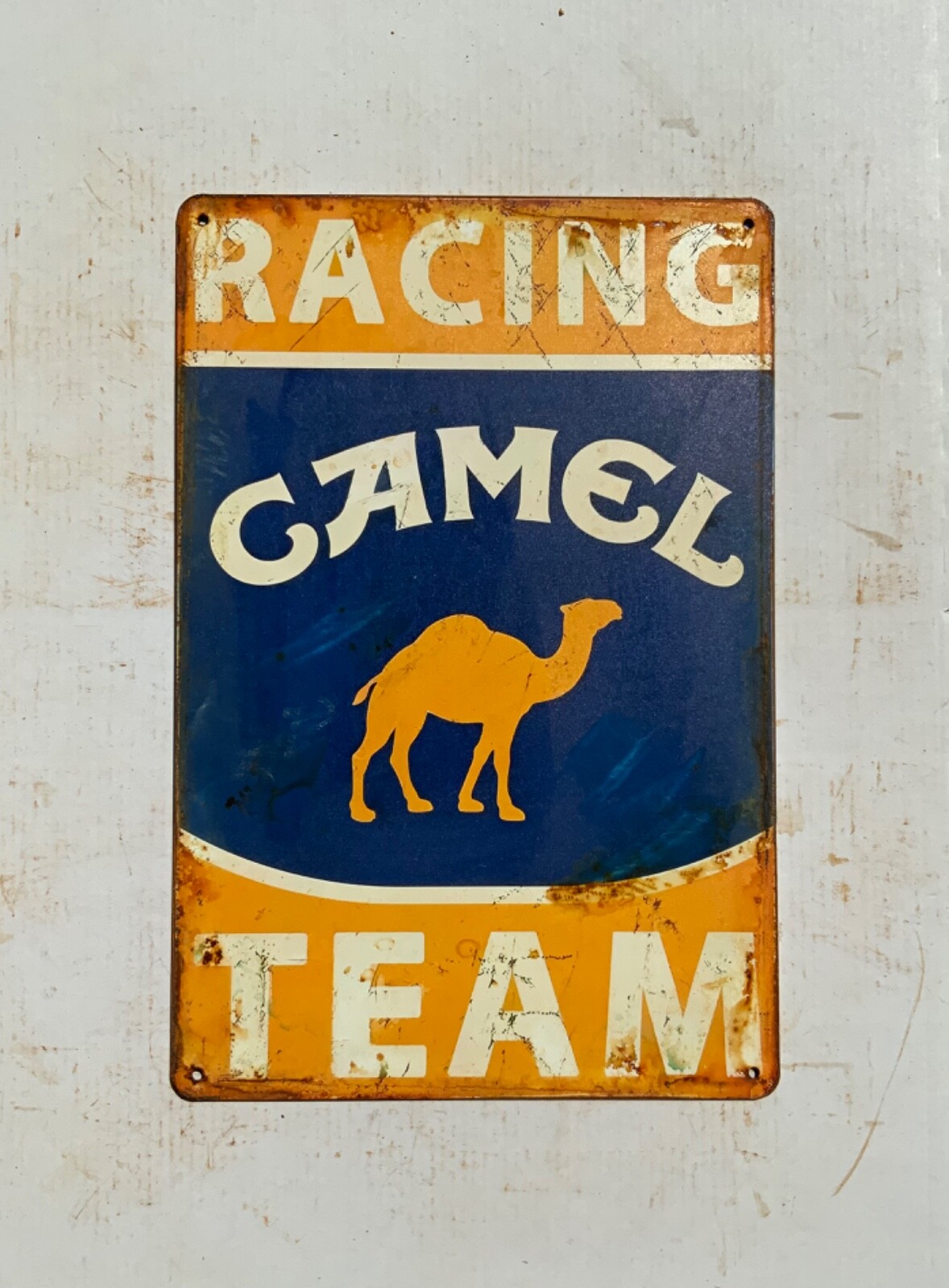 Camel Racing Team Sign, 20×30
