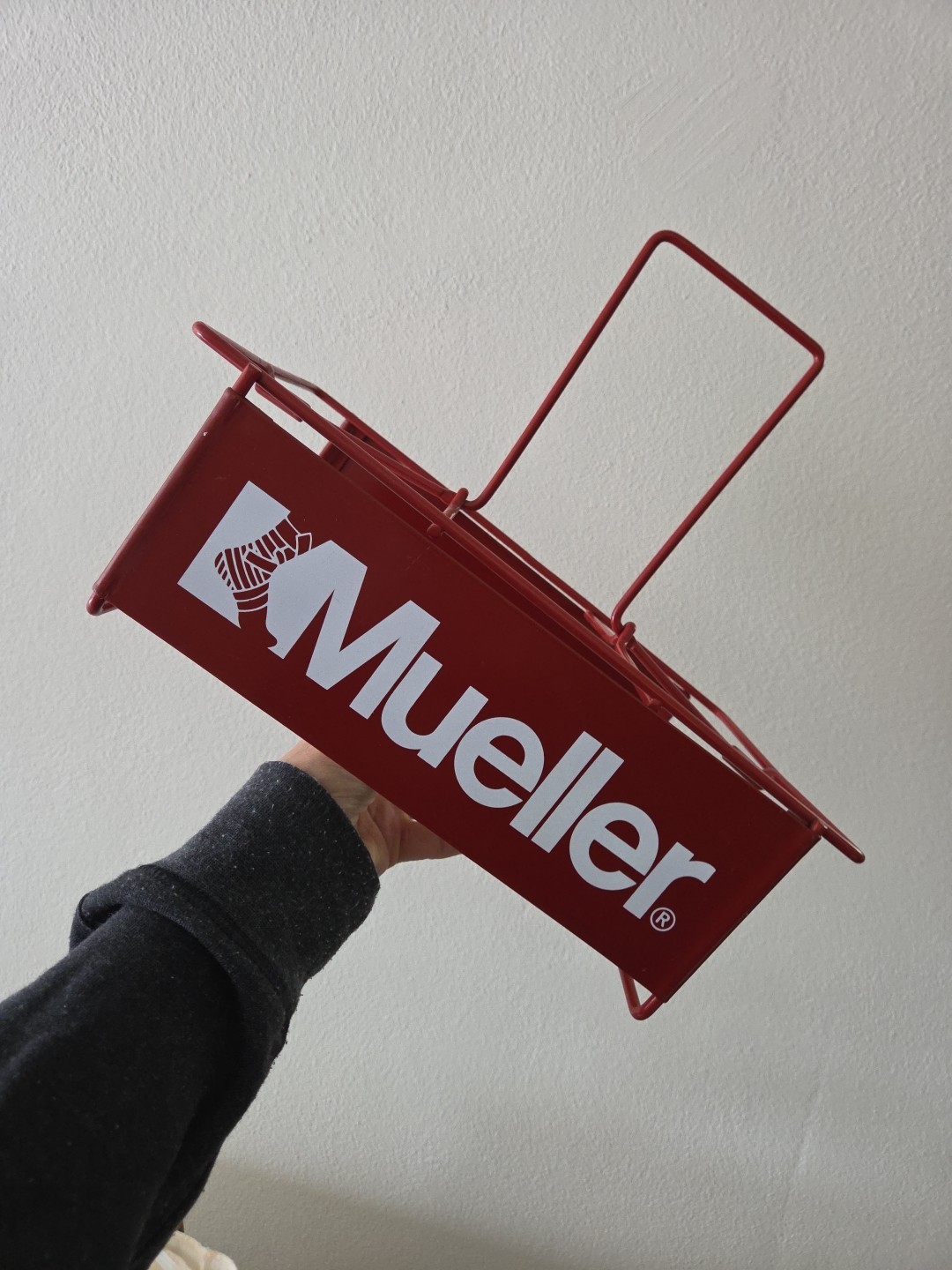 Vintage Mueller Ankle Socks Metal Store Display Rack Carrier