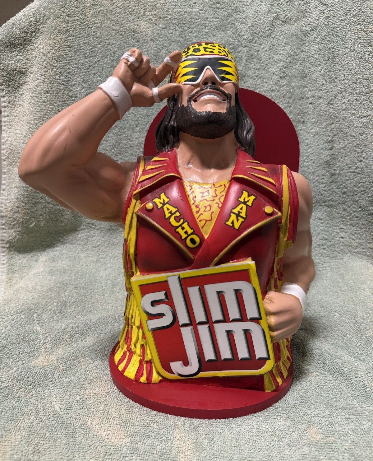 Slim Jim Collector Series 2025 Macho Man Store Display Figure Holder