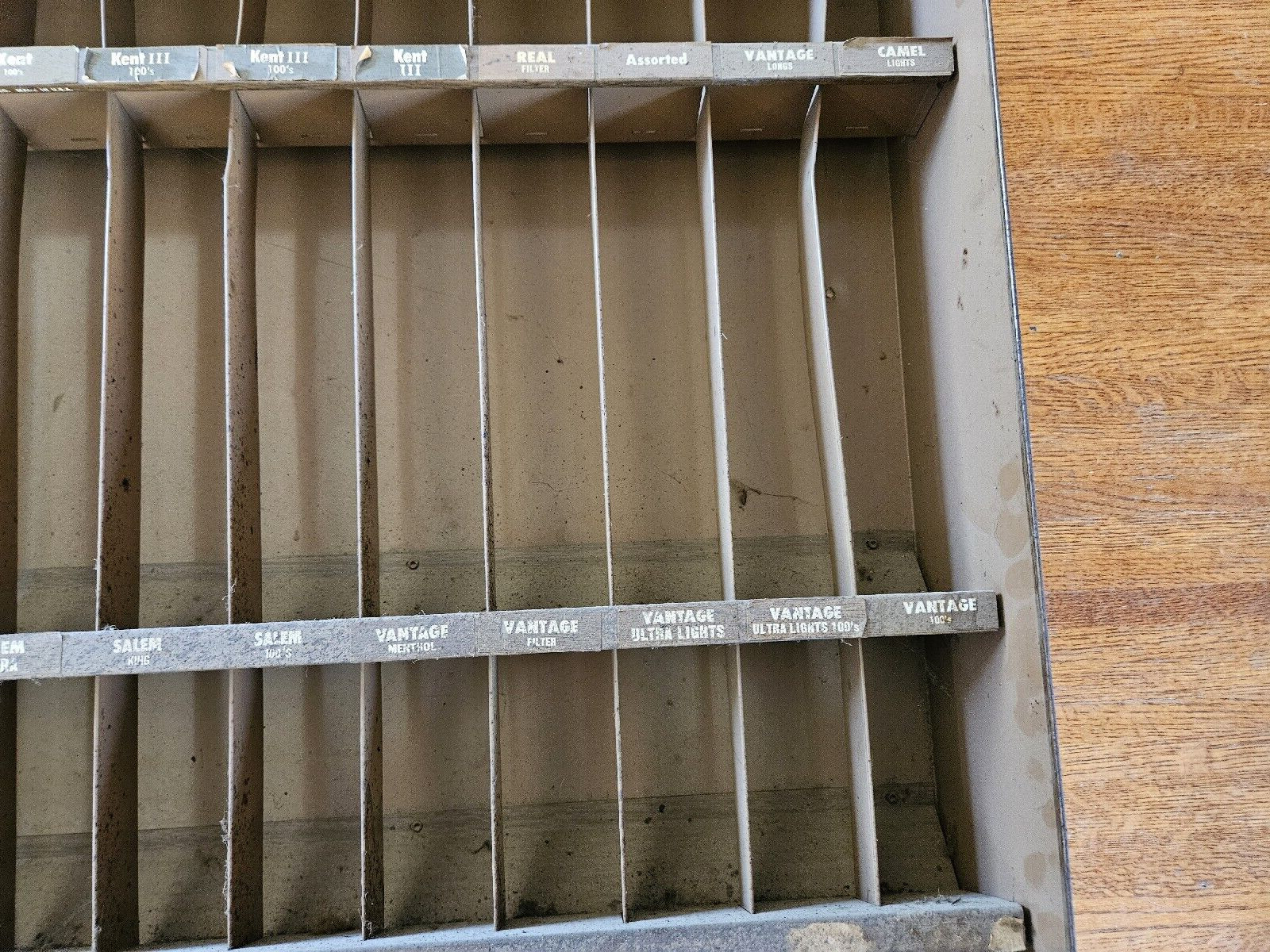 Vintage Metal Cigarette Store Display Sales Rack Case – Winston, Salem, Camel