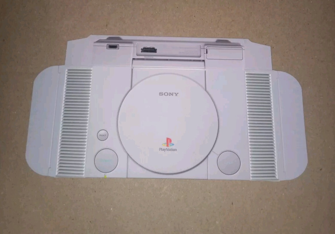 Sony PlayStation 1 Classic Mini Store Display Sign Box 8″ X 4″ Brand New