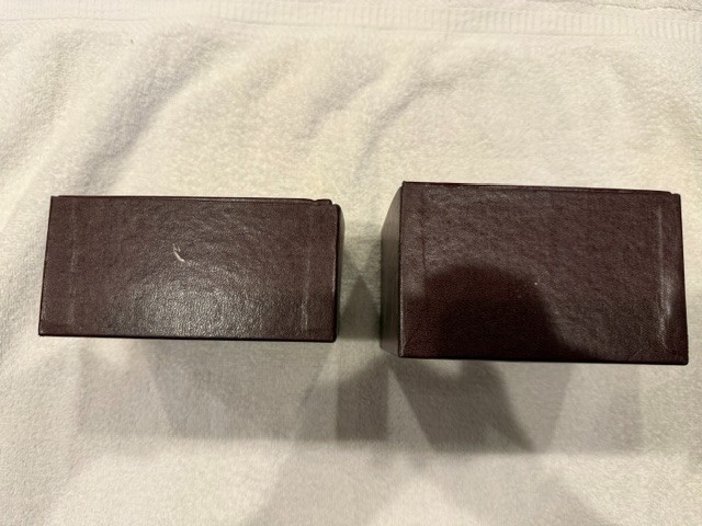 VINTAGE LEITZ LEICA LENS BOXES LOT OF 2 CAMERA PACKAGING BOX ONLY