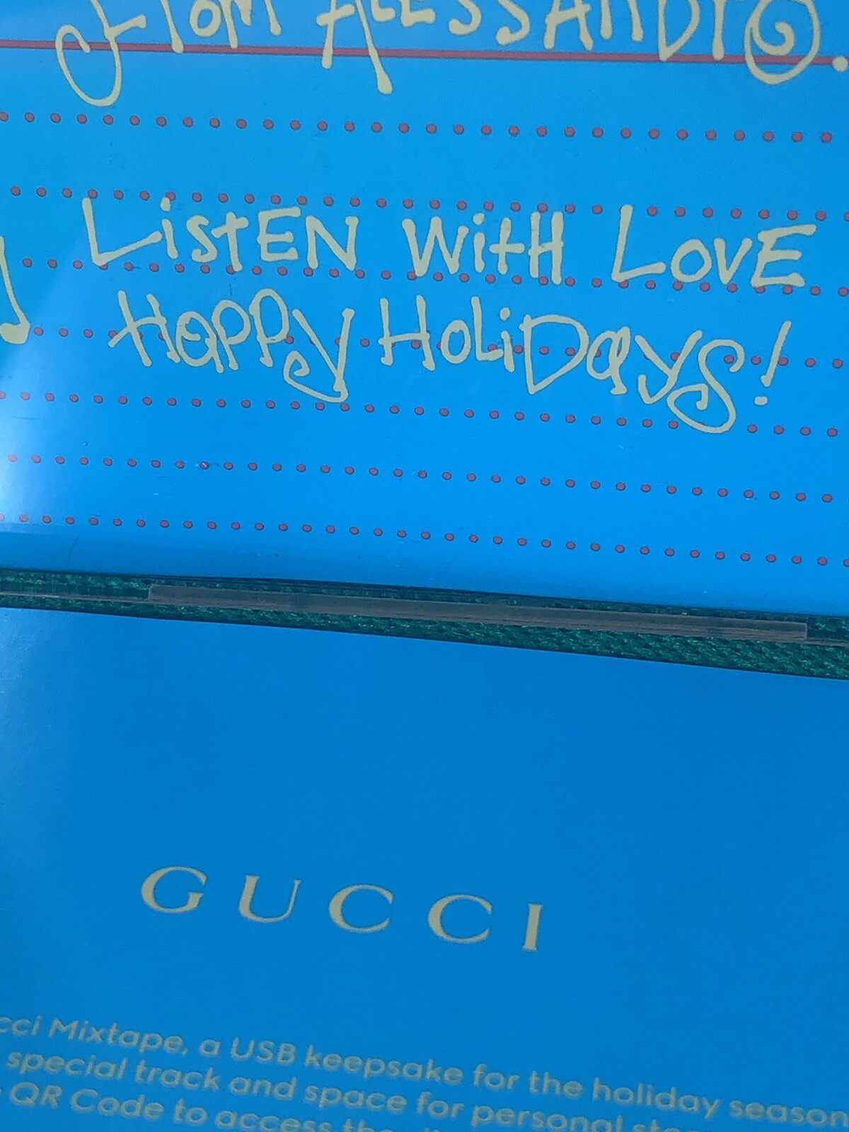 Gucci Music USB Cassette Tape Motif Novelty 100th Anniversary 2021