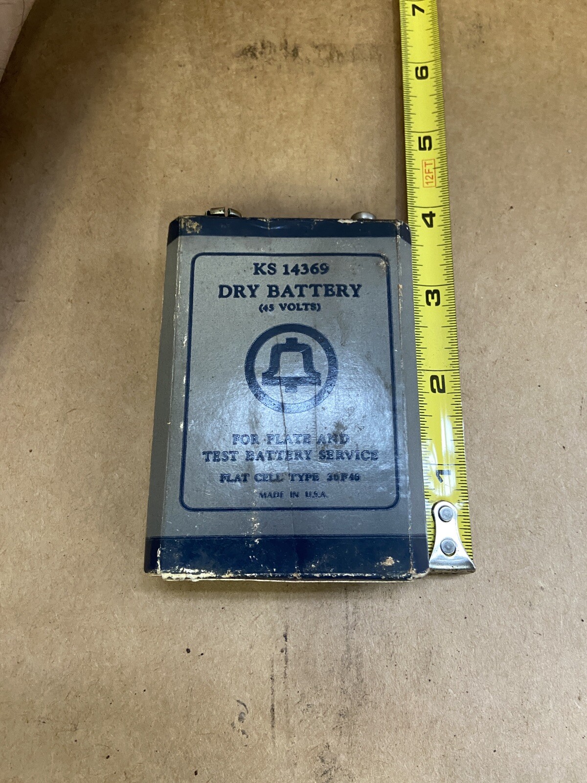Vintage Bell Systems Dry Battery – For Display Only – UNTESTED