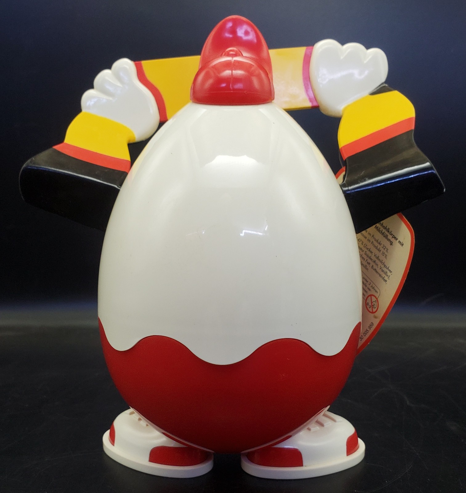 Vintage German Kinder National Team Fan SURPRISE Plastic SIGN Decor Storage Box