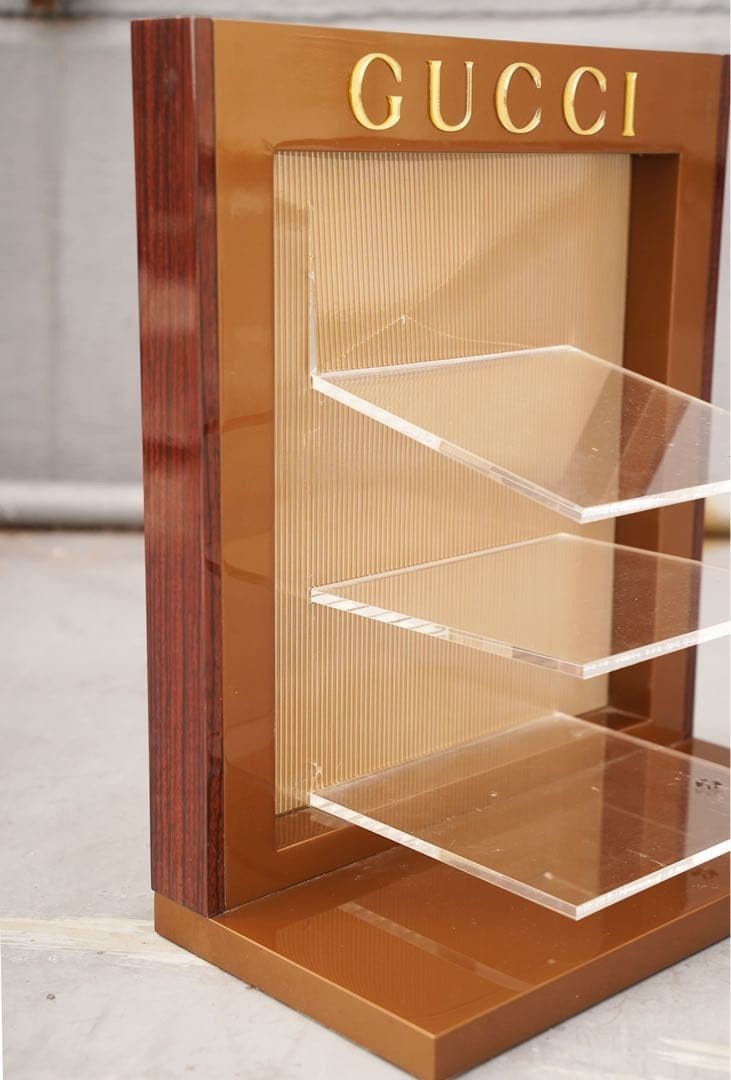 Gucci Display Shelf Vintage 1980s W 350mm D 180mm H 390mm From Japan