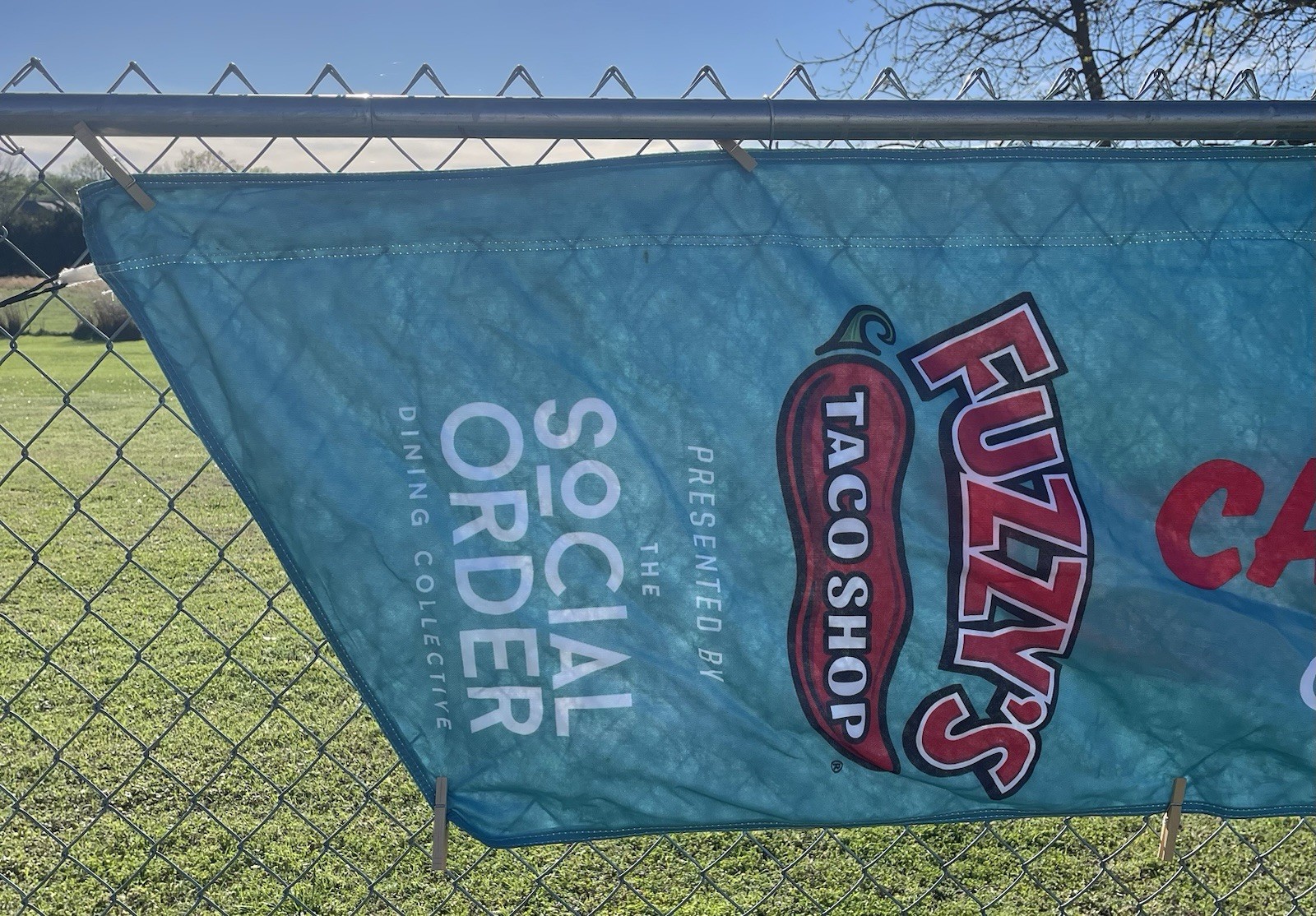 Fuzzy’s Taco Advertising Banner Man Cave Dorm Room