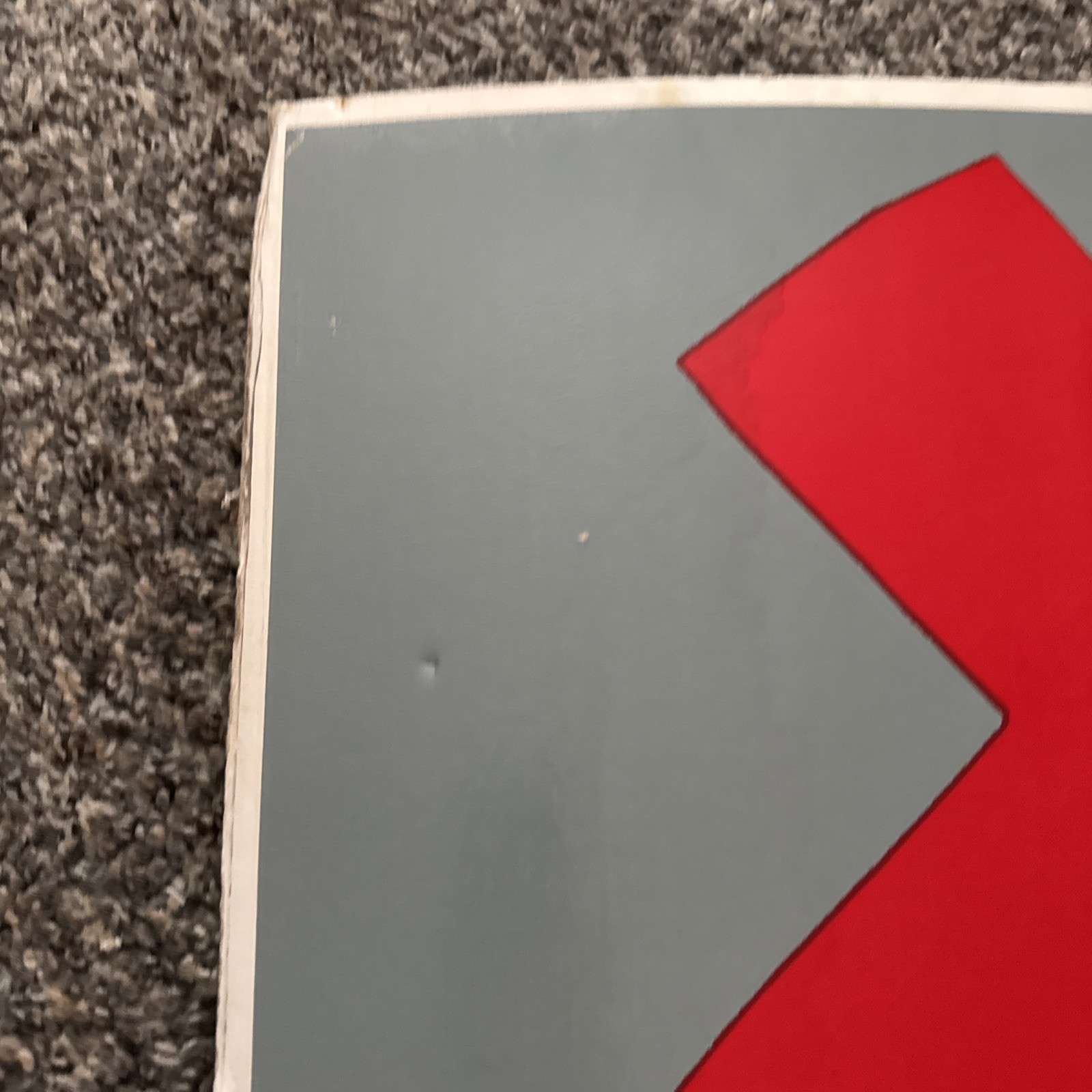 Vintage Quiksilver Store Display Sign Single Sided Board 42×28 Surf Skate 3D