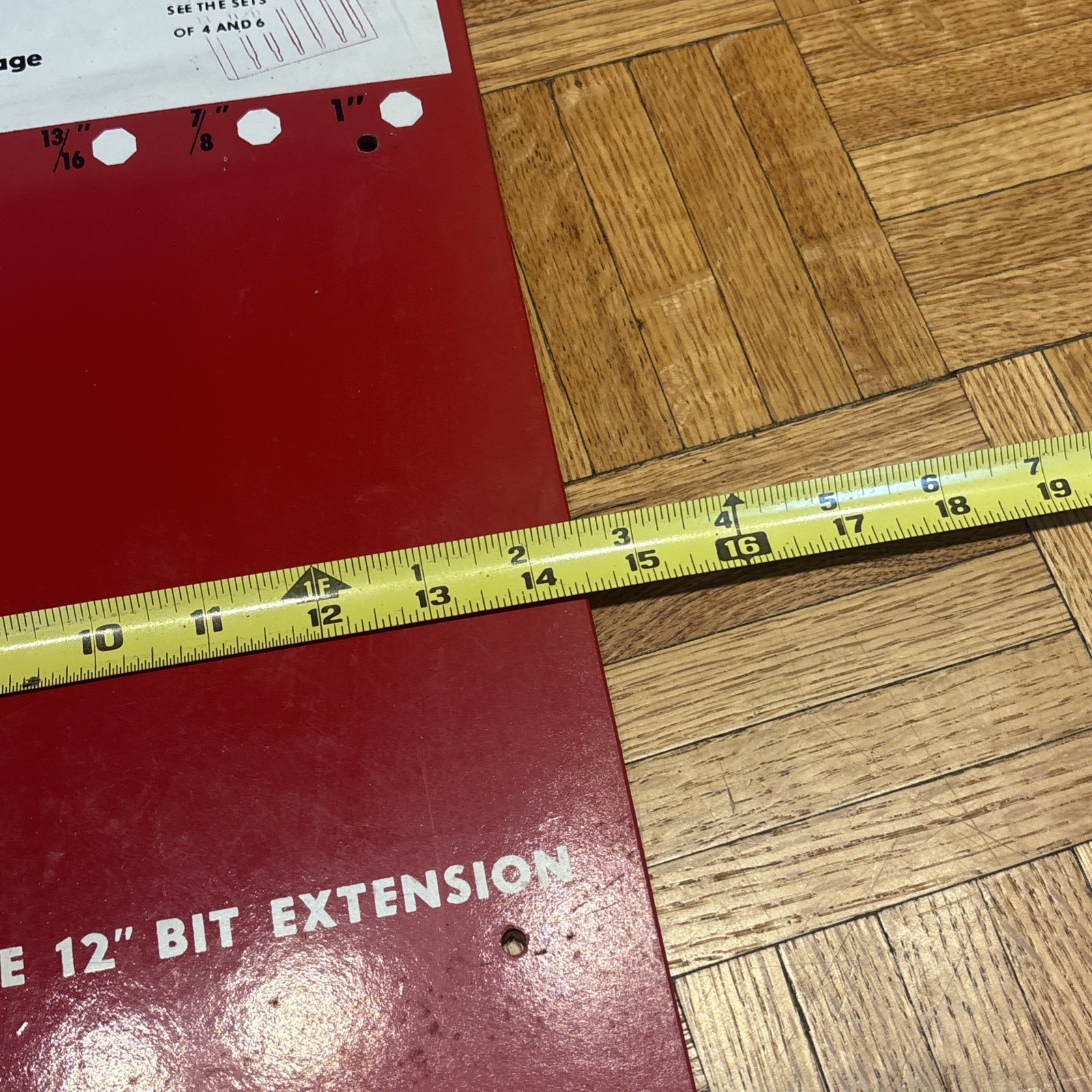 Vintage MILLERS FALLS Power Bits Hardware Store Display Rack Sign – 18 x 14.5”