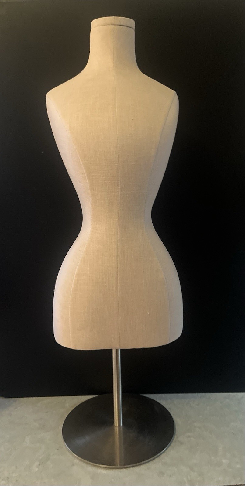 21-33” Adjustable RARE Victorias Secret Pink Dress Display Mannequin w/ Stand