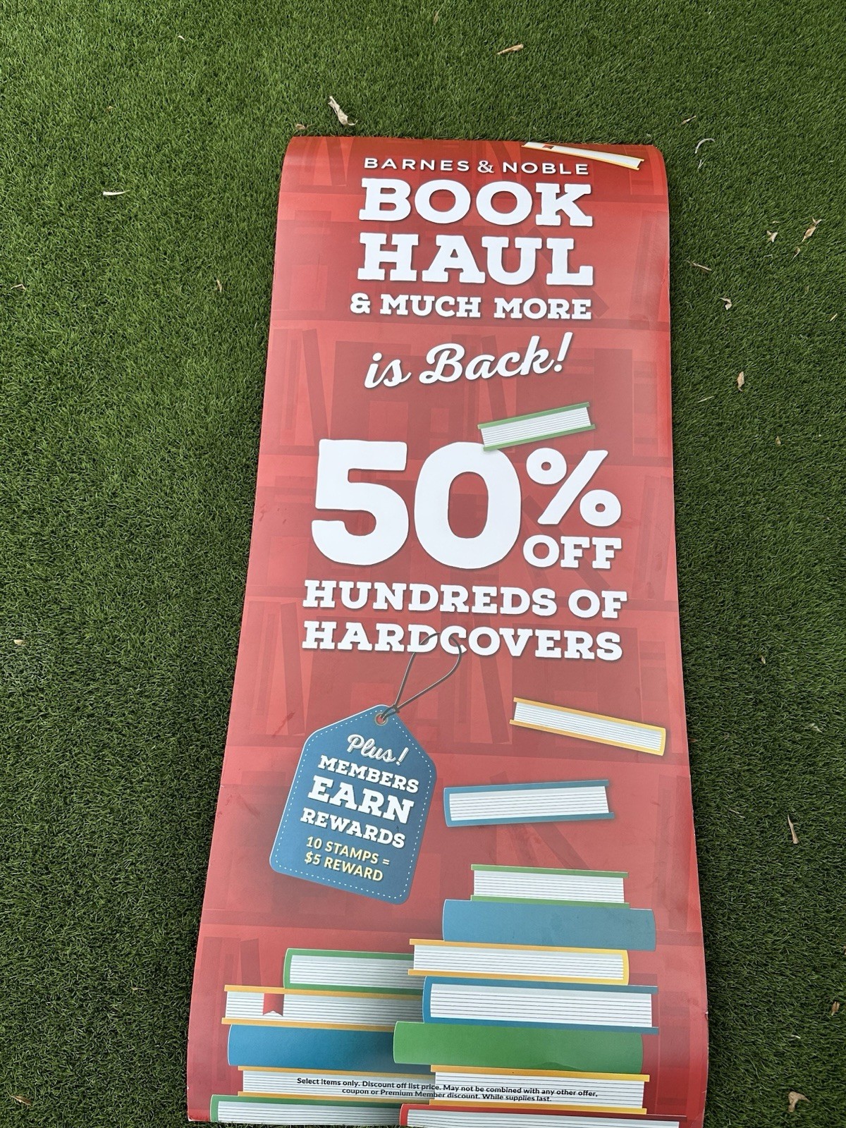 POSTER: Barnes And Nobles Back To School Sign