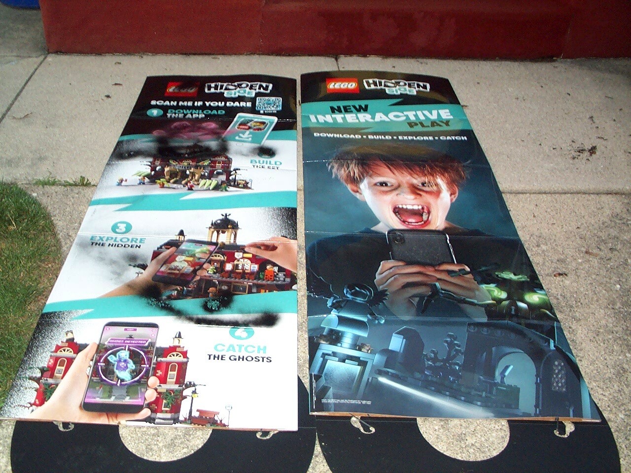 LEGO PROMO LOT Cardboard Store Game Display Ghost Promo Advertising 2019 in Box