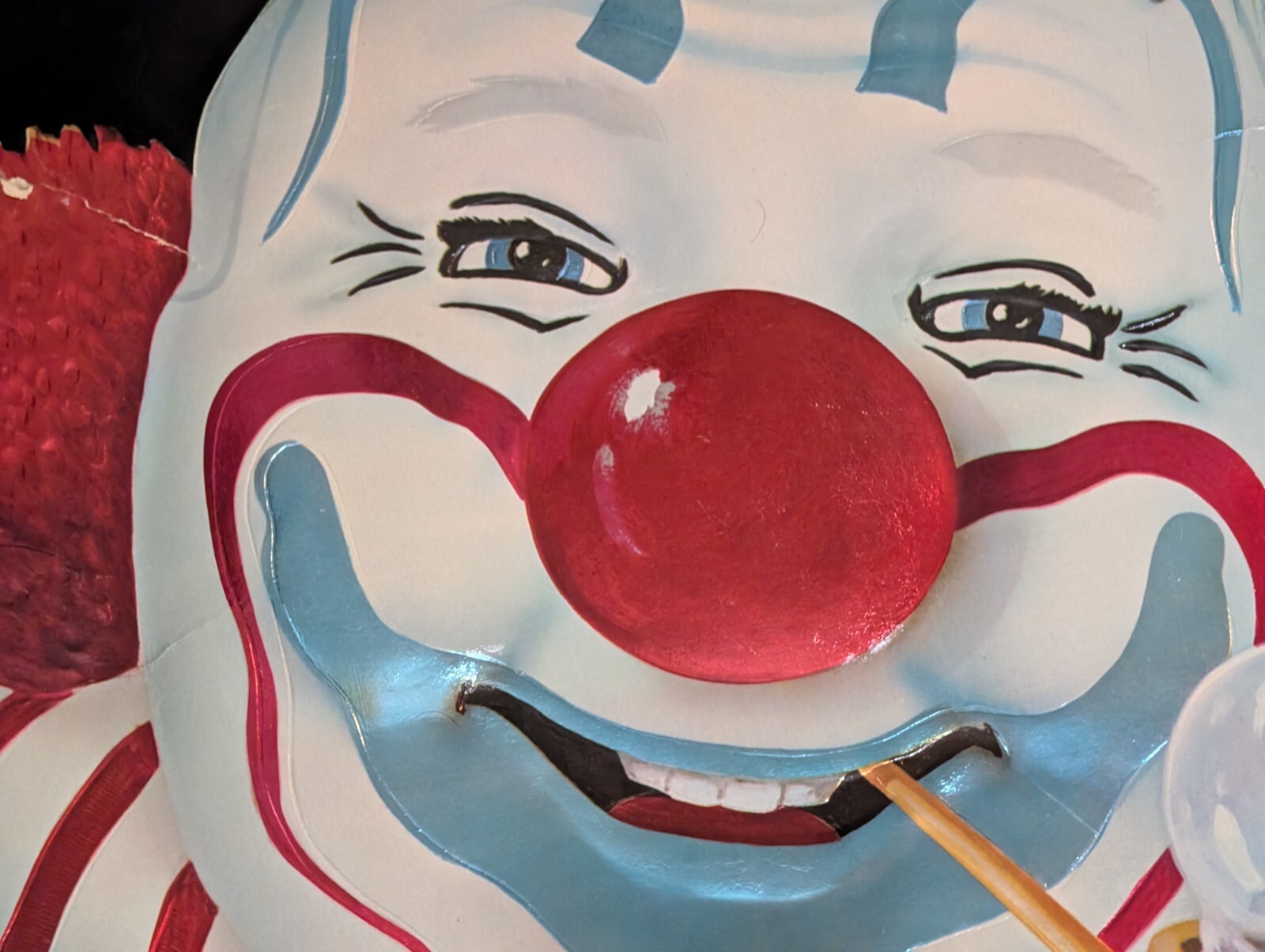 Vintage 1970s Kraft foods Wonderflex Circus Clown 45″x 21″ Advertisement