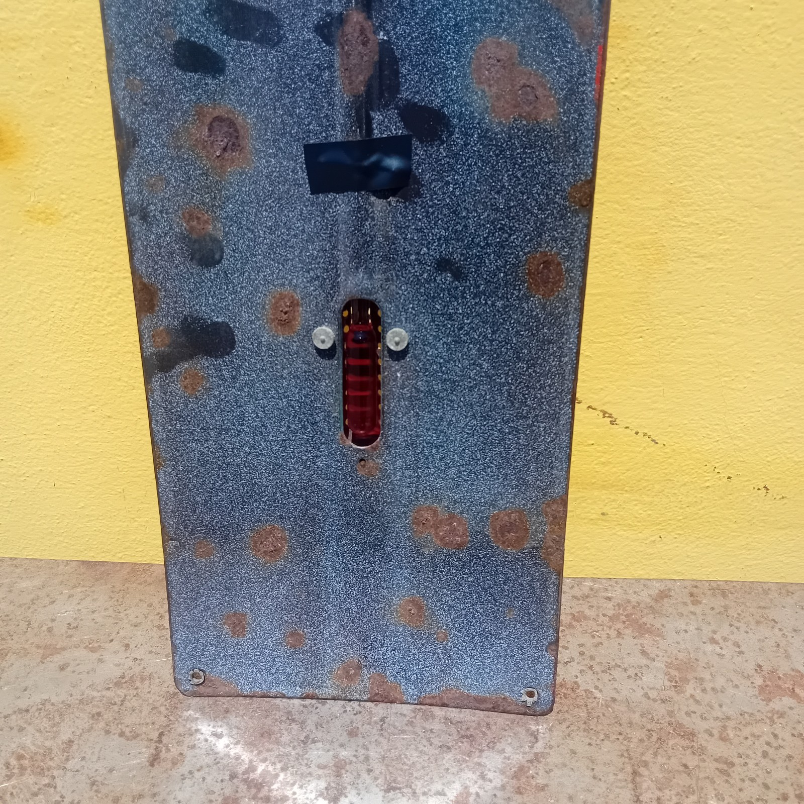 Singer Enamel Thermometer Table Sign