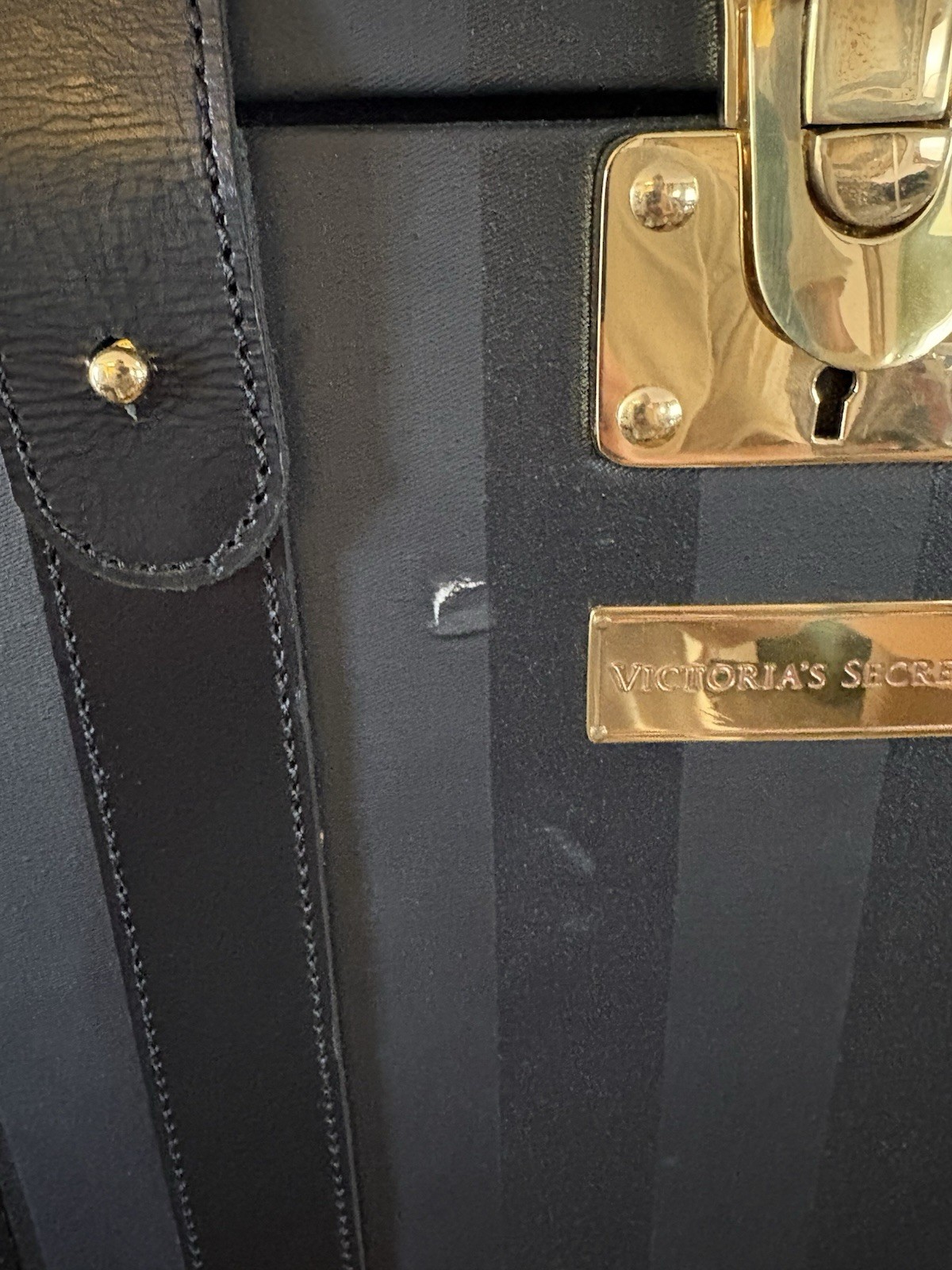 Very Rare Vintage Victoria’s Secret Black Display Luggage FREE SHIPPING