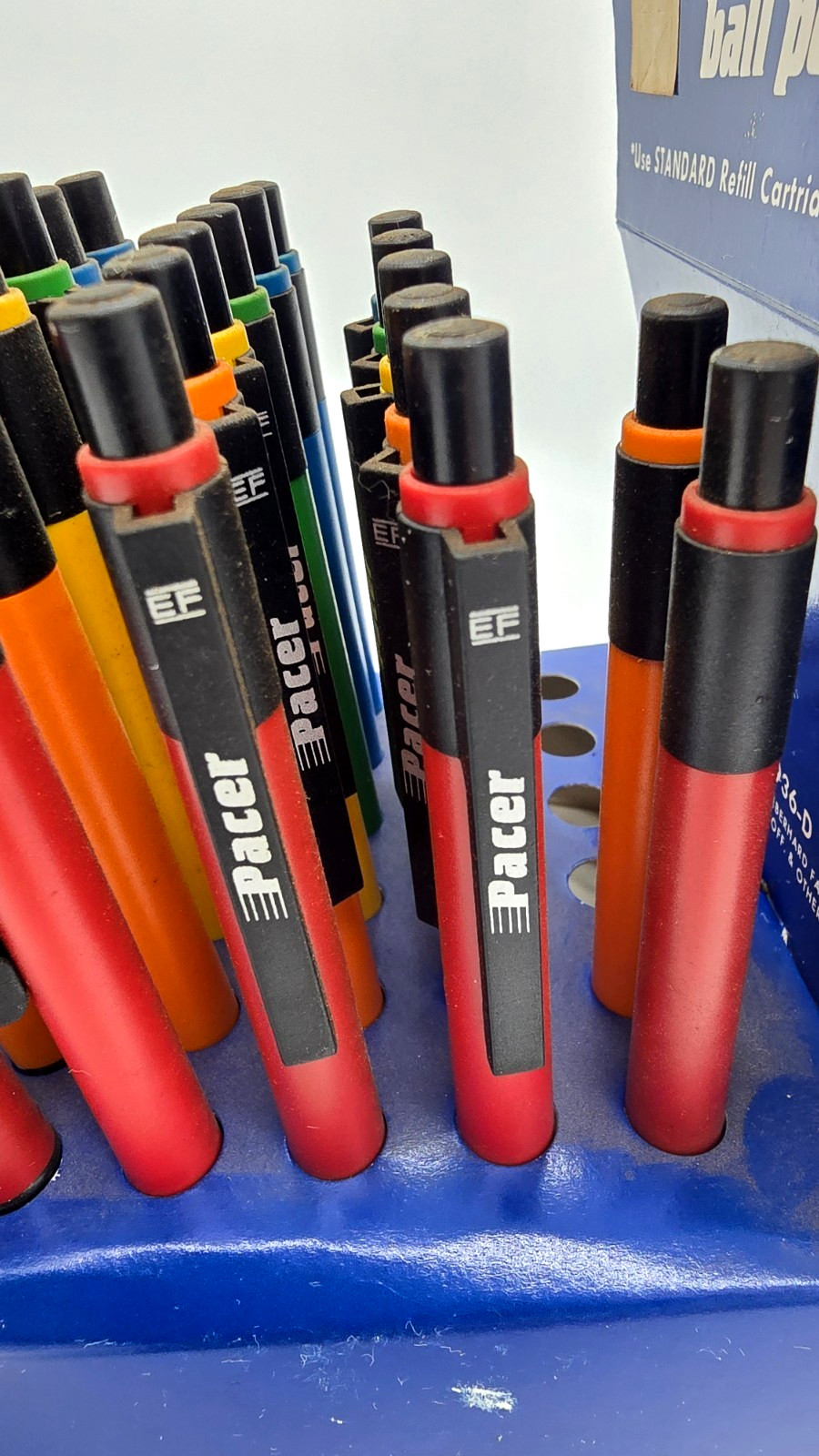 Vintage Eberhard Faber PACER Ball Point Pens Retail Store Display w/Pens