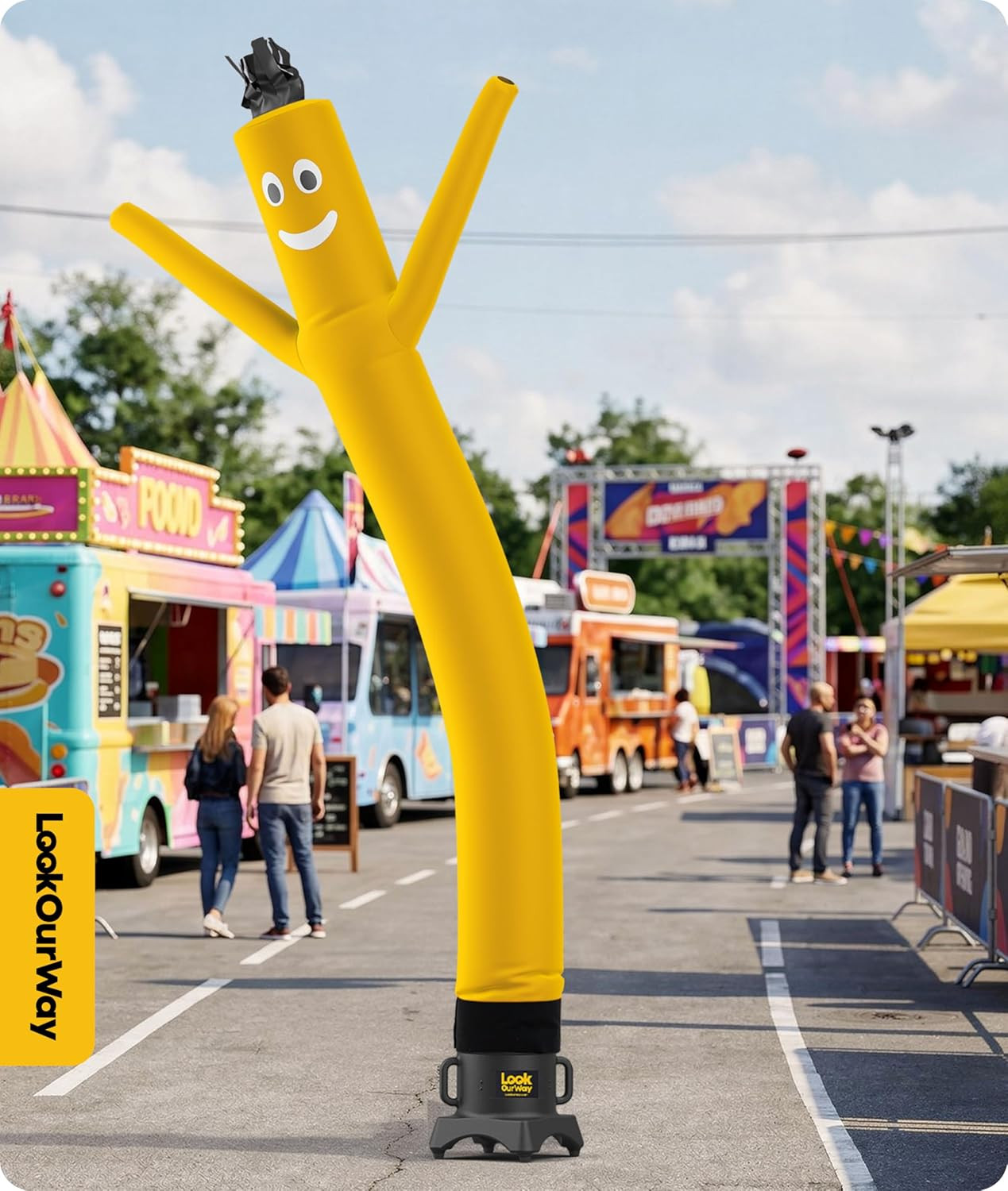 Air Dancers Inflatable Tube Man Attachment – 10 Feet Tall Wacky Waving Inflatabl