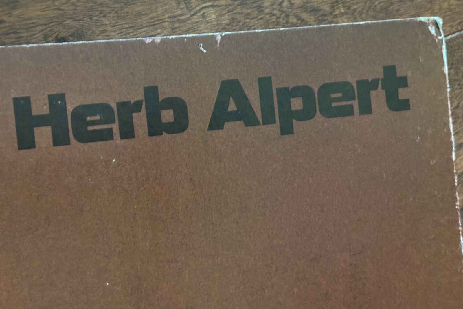 Herb Alpert Store Display A&M Records Album Promo Cardboard Rare Find 28” Stand