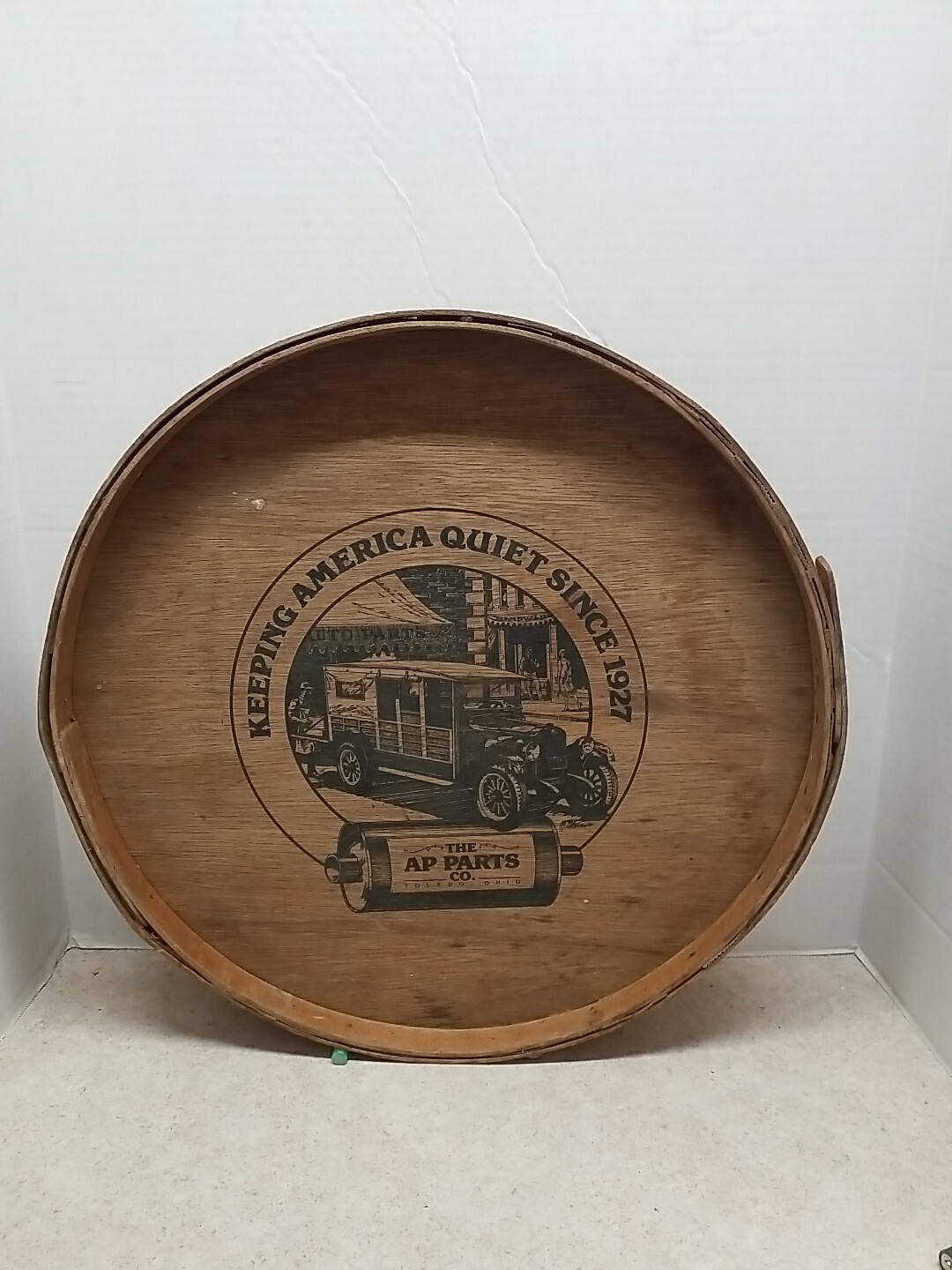 AP Parts Toledo Ohio Wooden Cooler Basket Top Only, Man Cave, Automotive