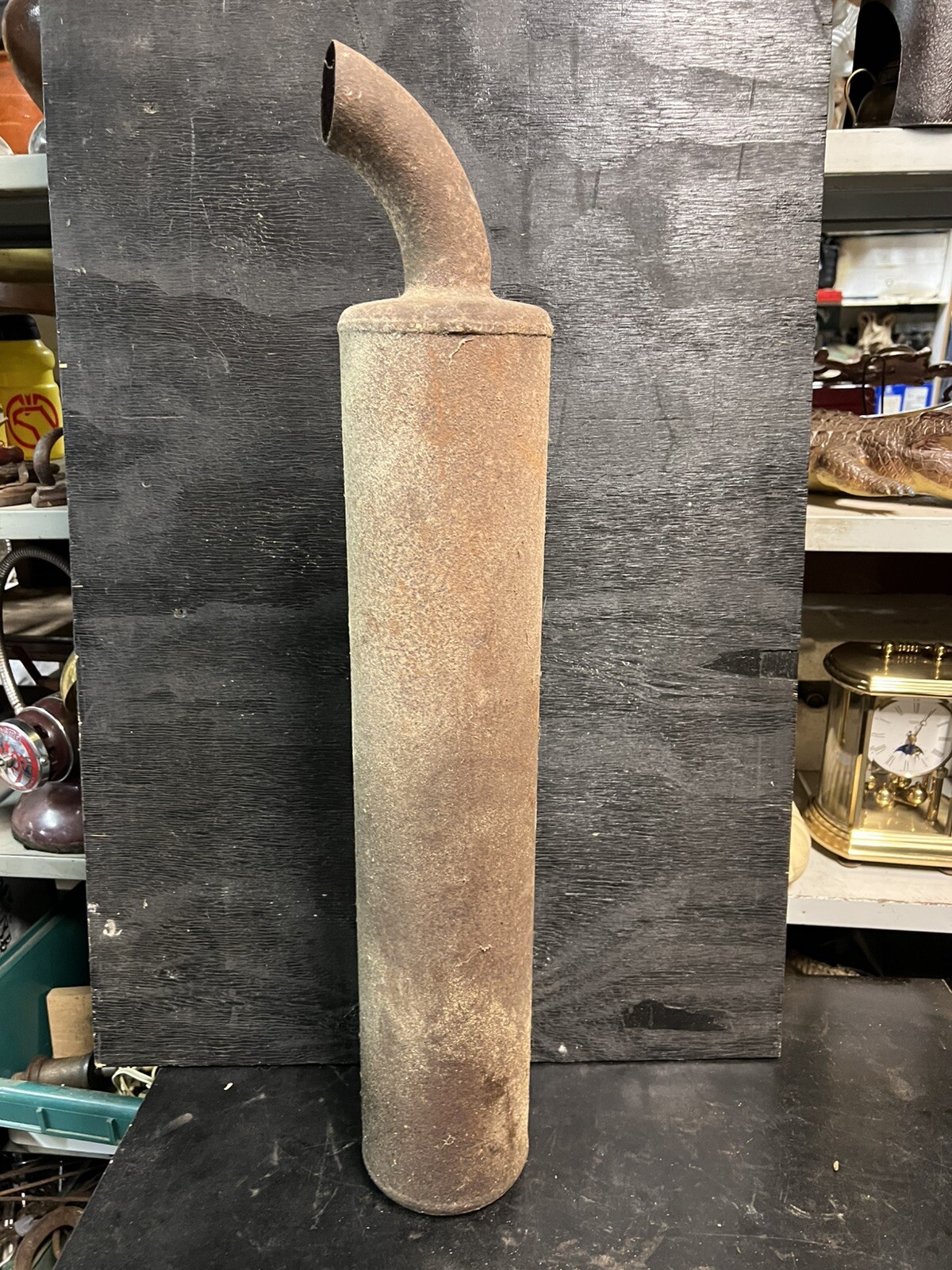 Vintage Old Antique Exhaust Era Tractor Engine Muffler