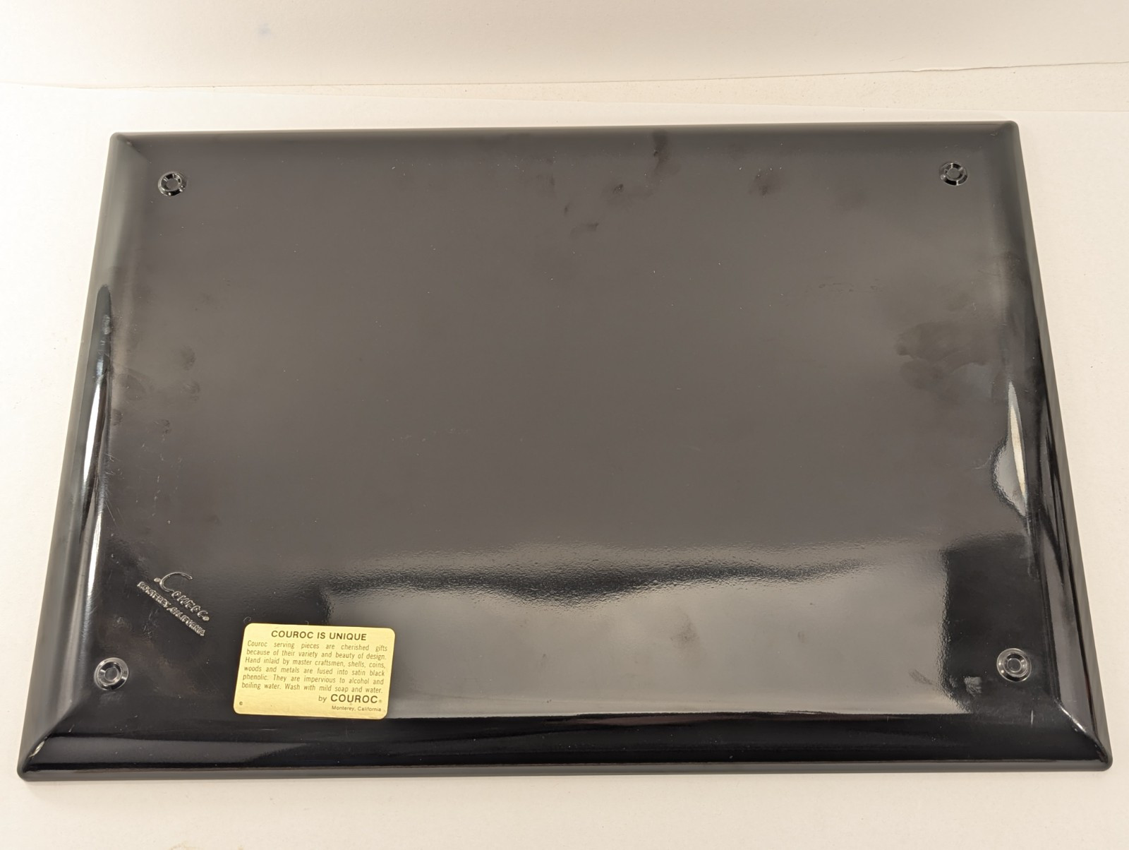Couroc Salesman Sample Showroom Store Display Design Guide Tray Vintage