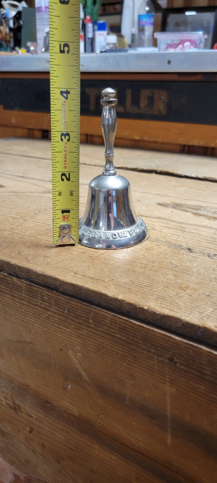 Vintage Antique Early 1900s Lebanon PA Trinity Lutheran Church Advertising Bell