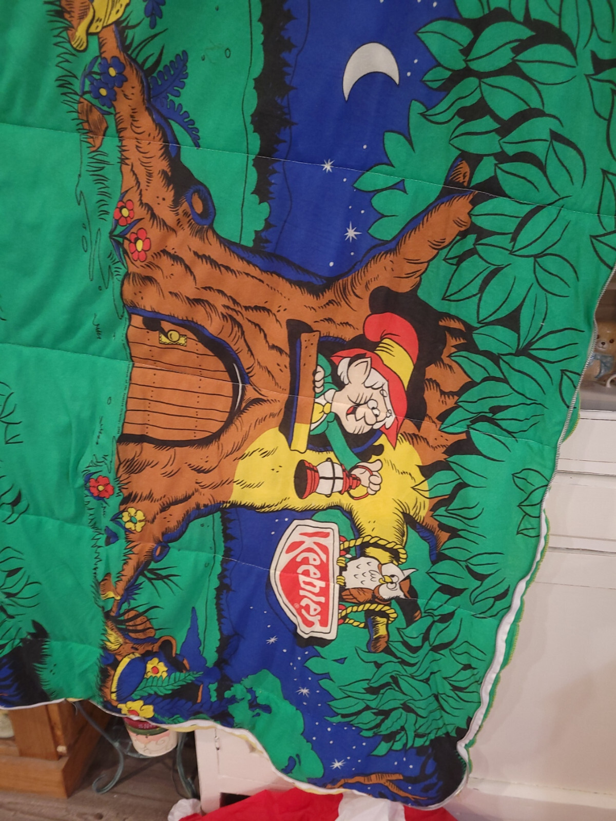1984 Vintage Keebler Elves Cookie Elf Treehouse Sleeping Bag Very Rare