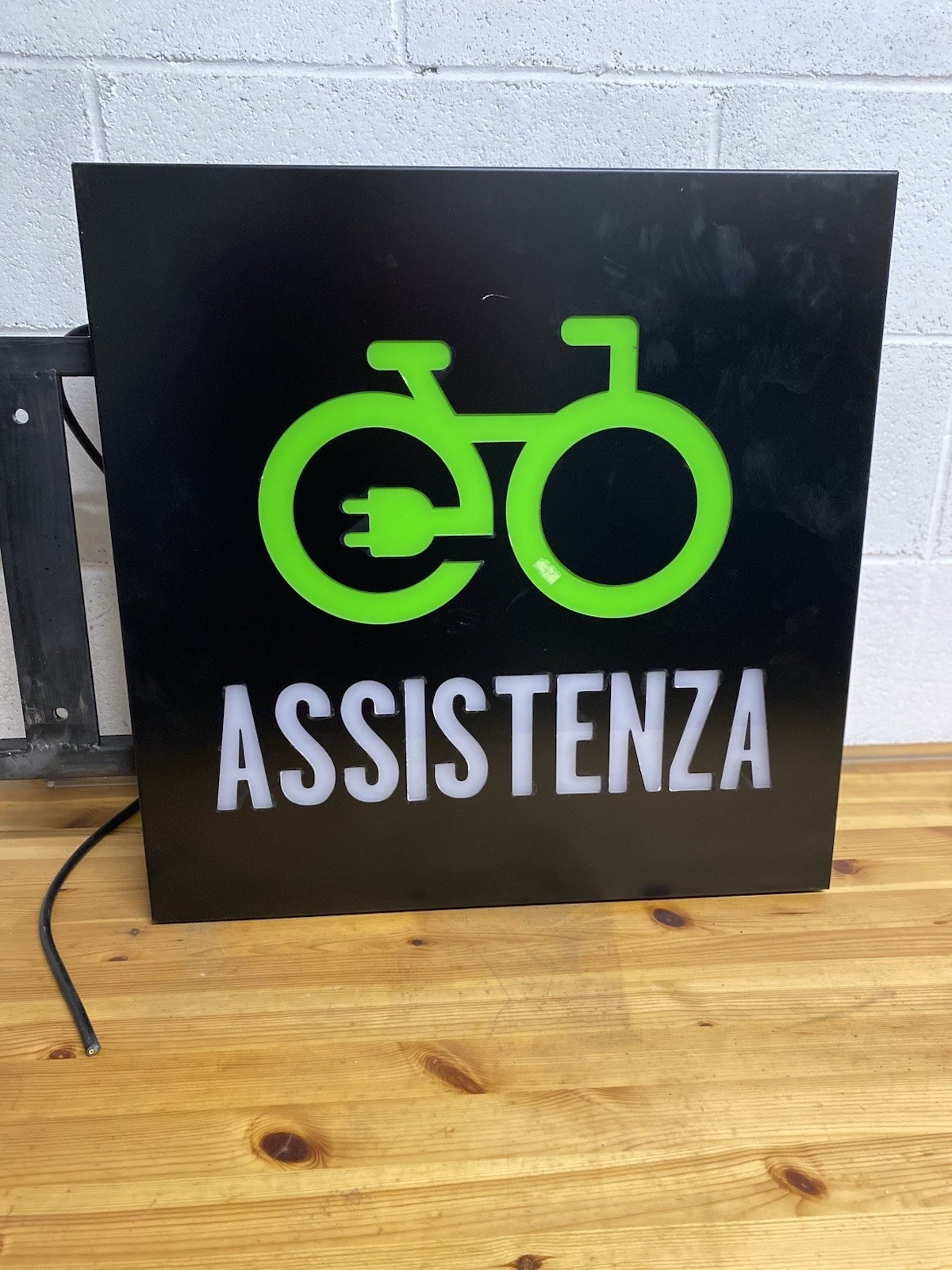 Ex Two-sided Sign With Logo Cell Phones And Electric Bike