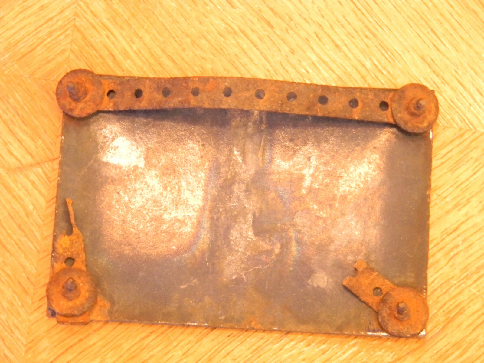 Enamel House Number Plate Vintage Embossed N°20