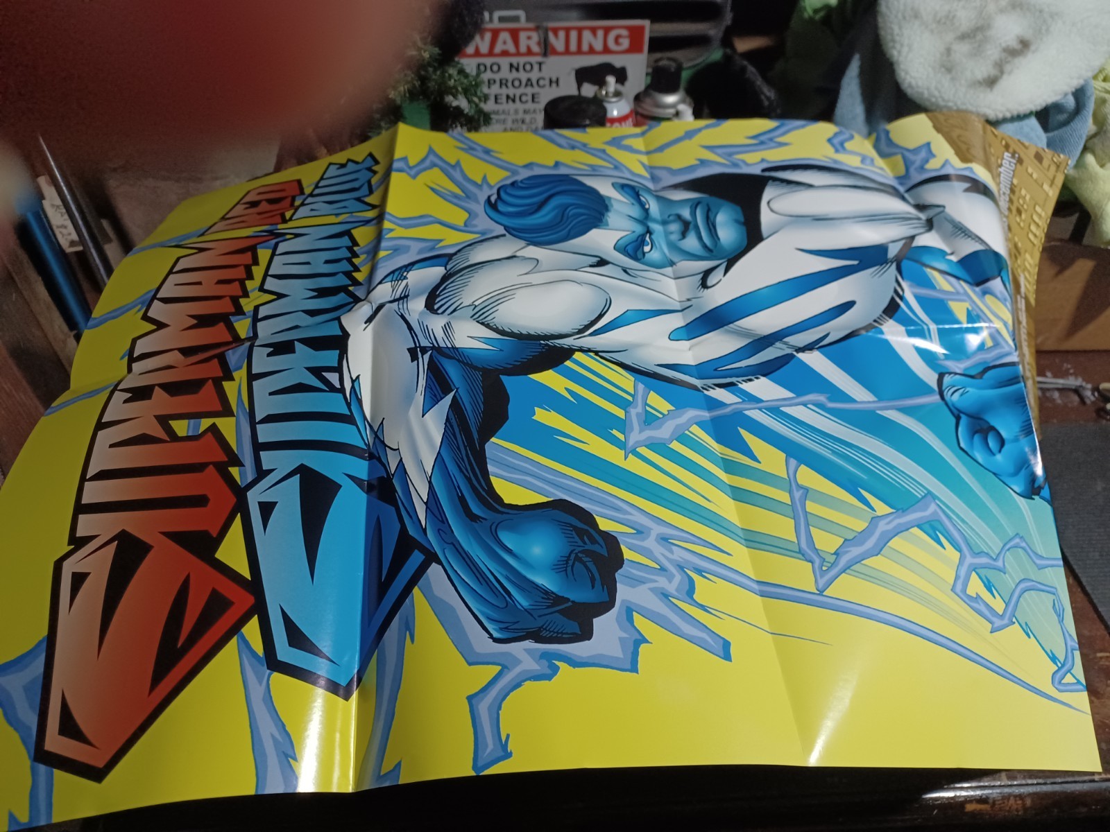 Superman Counter Display advertising
