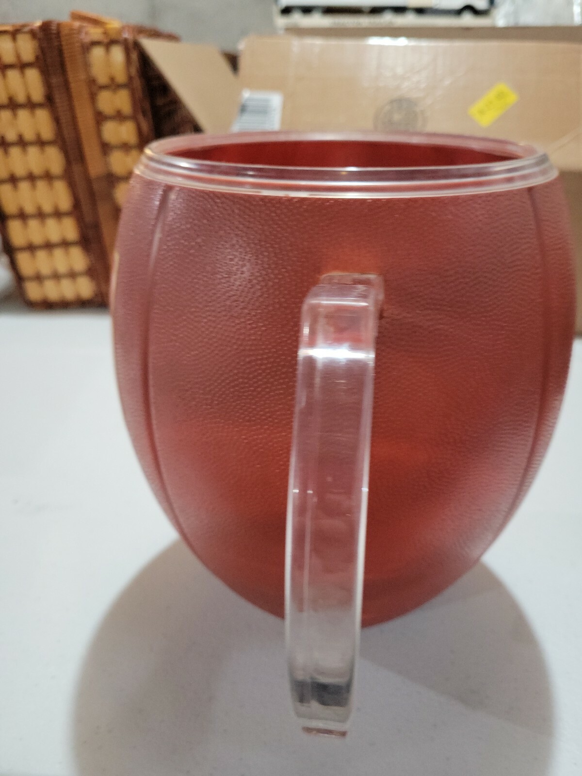 Slim Jim Large Plastic Football Store Display Cup / Mug / Bowl