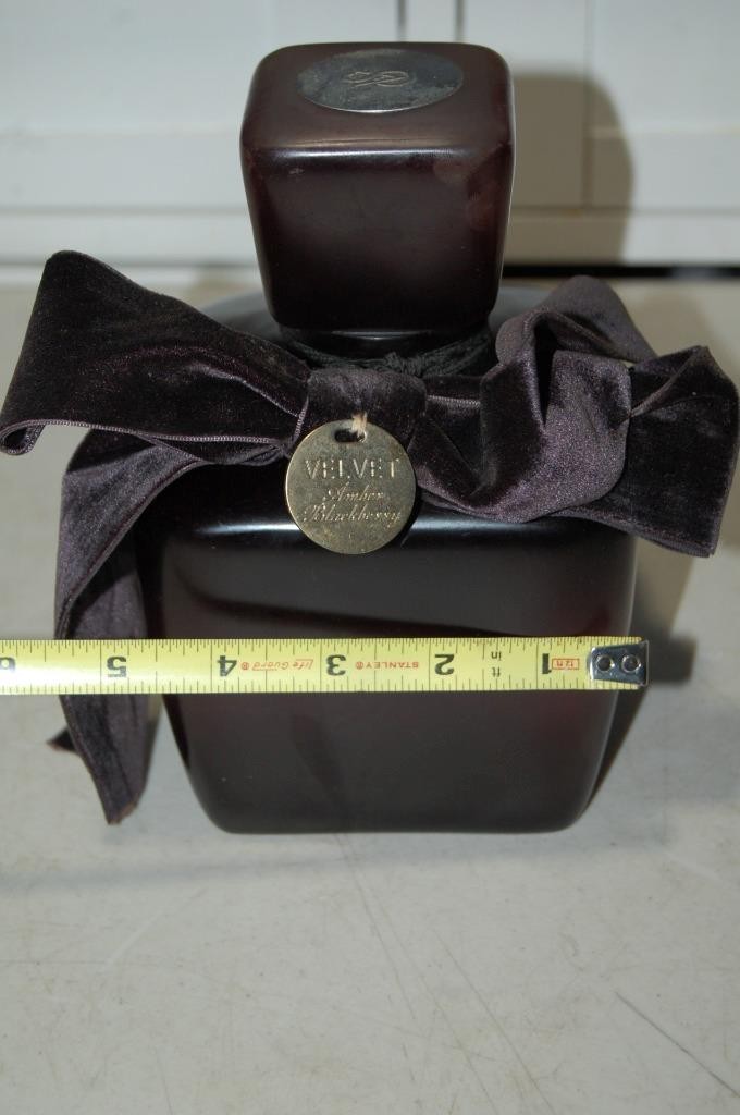 Rare Victoria’s Secret Velvet Amber Blackberry Perfume Bottle Store Prop Display