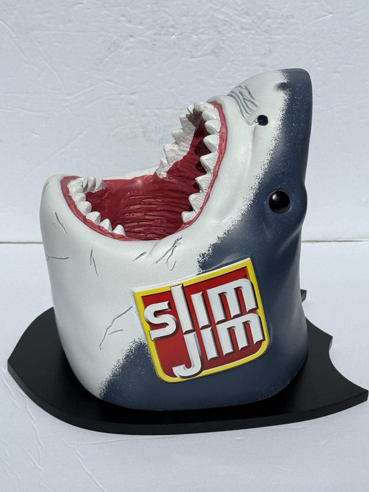 Slim Jim Shark Display – Rare 3D Promo – Wall Mountable Open Box Advertising New