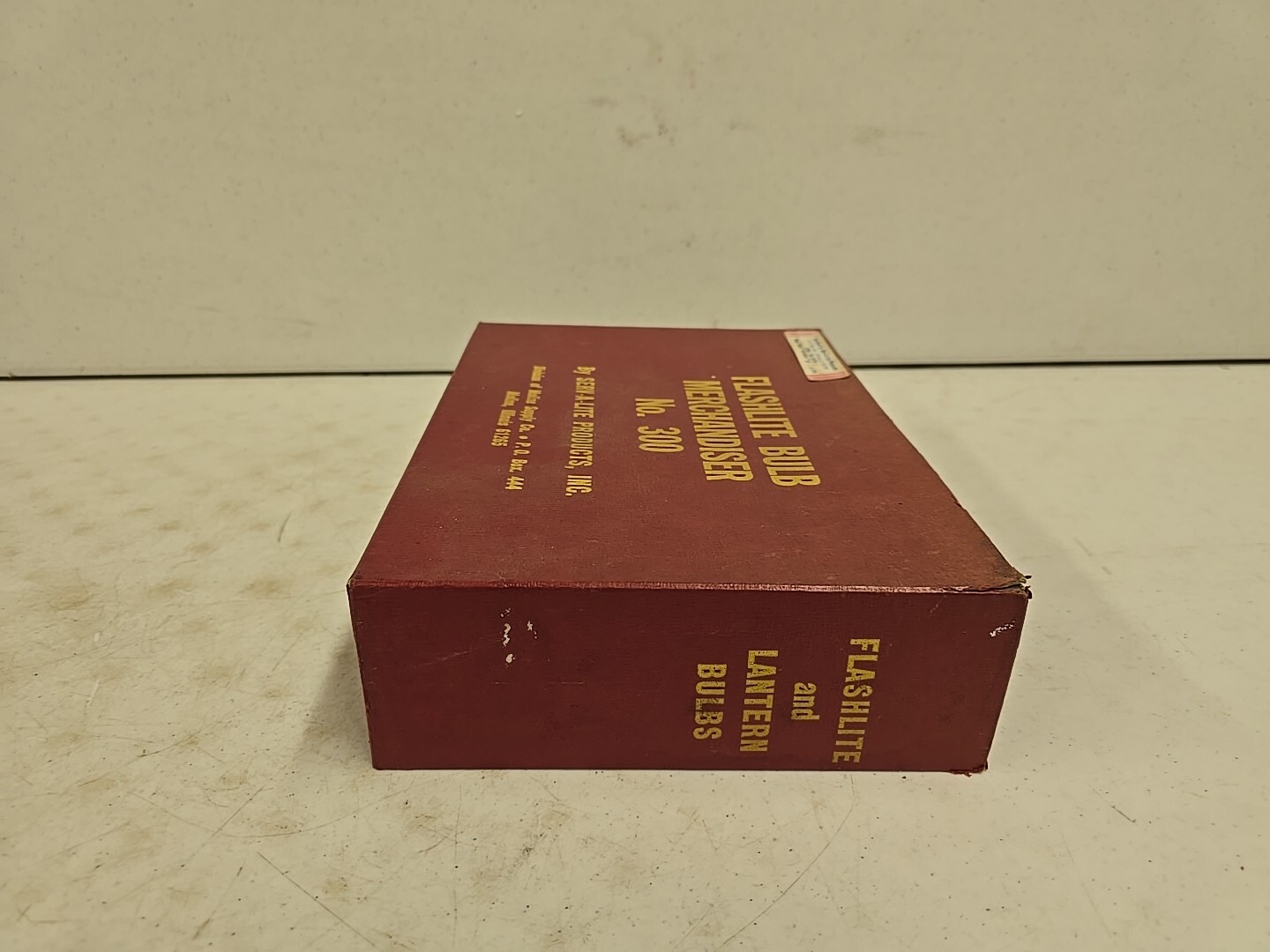 Vintage Serv-a-lite Moline IL Flashlight Bulb Merchandiser No. 300 Store Display