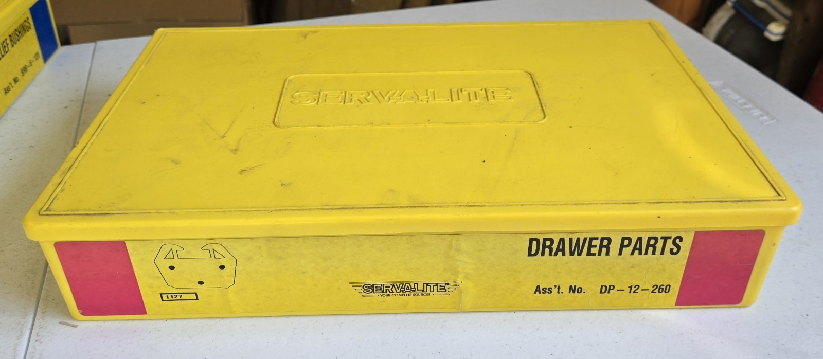 Used Large Serv-a-Lite Drawer Parts Storage Box Serv-a-lite Products Inc Empty