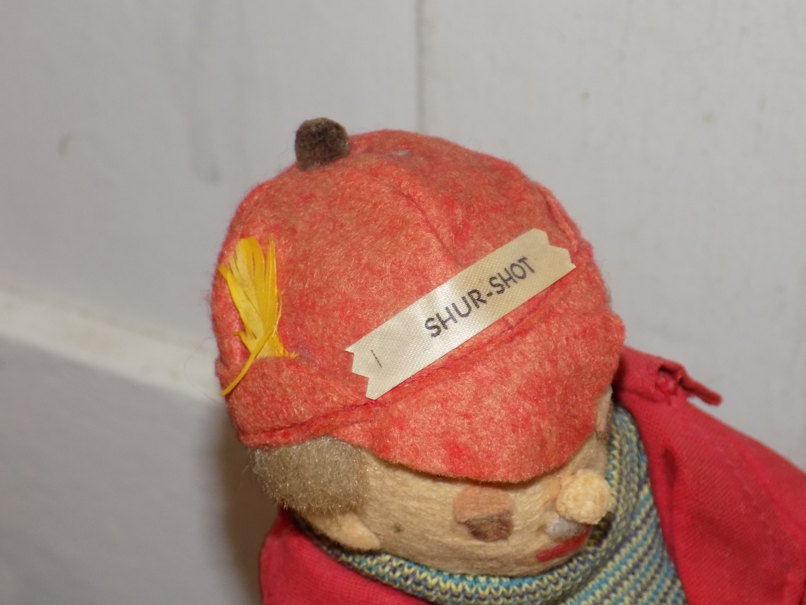 Vintage Shur Shot Advertisement Plush Display Figure
