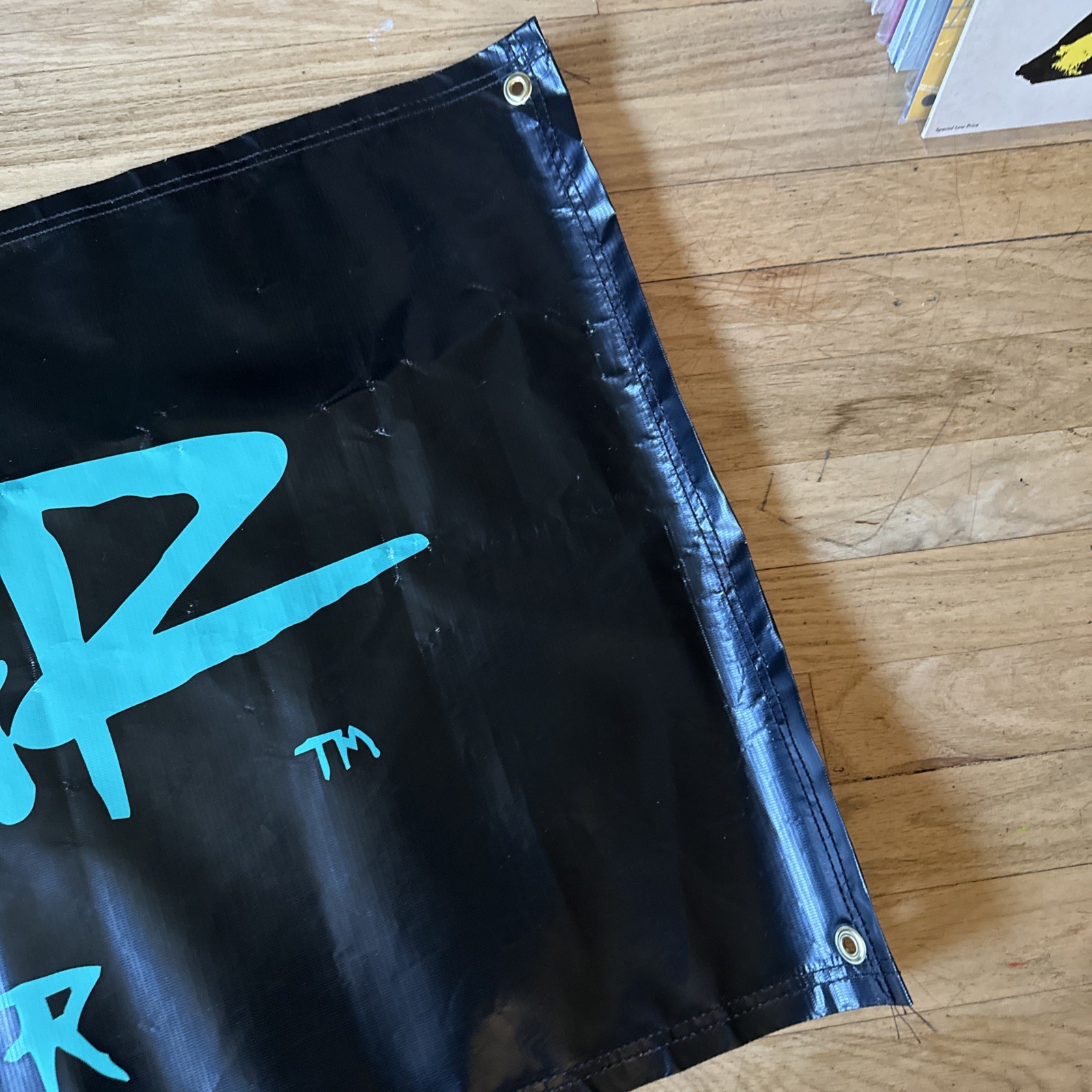 Vintage NO FEAR Clothing Retail Banner Display Dangerous Gear 90s 46”x22”