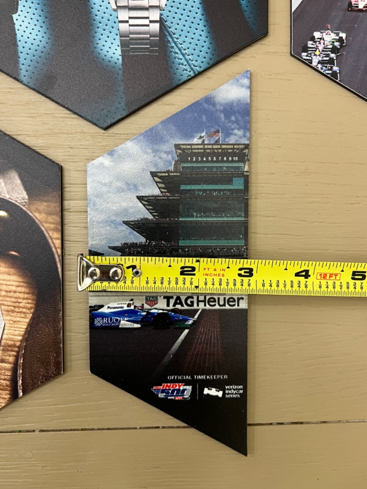 RARE Tag Heuer Racing Carrera Autavia Watch Dealer Store Counter Display 12 Sign