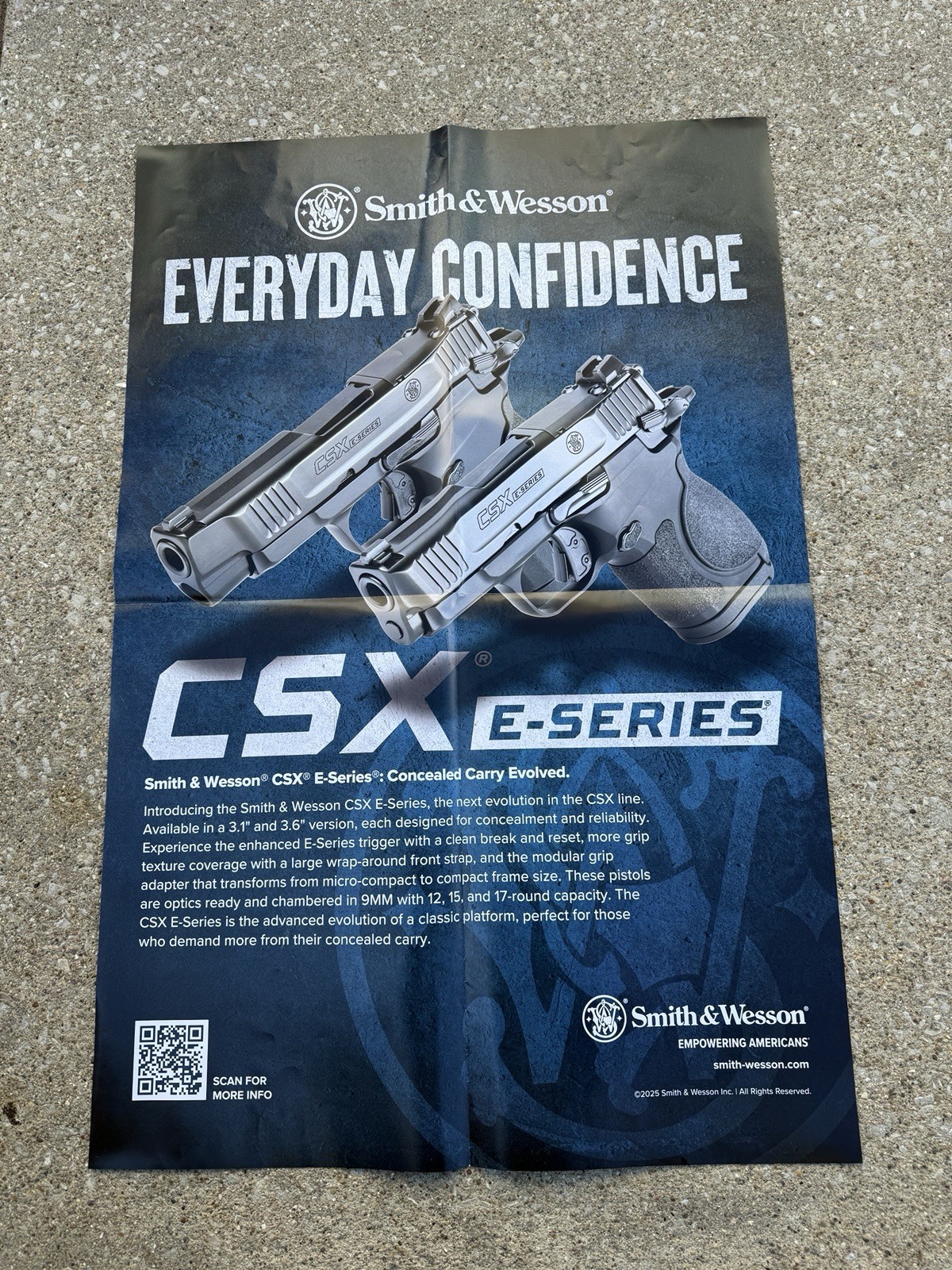 Smith & Wesson S&W Dealer Promo Advertising Kit: 3 Posters Mouse Pad Counter Mat