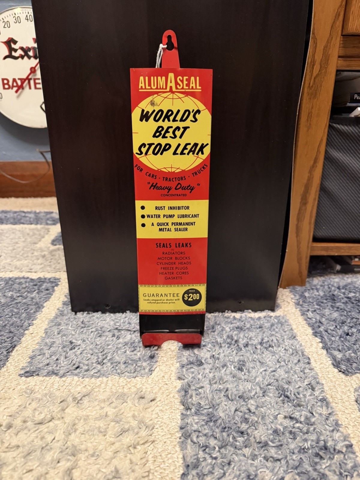 Vintage Alumaseal Stop Leak Store Display