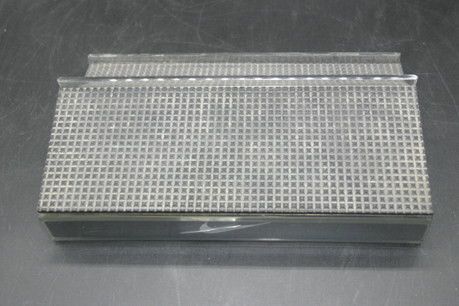 Nike Vintage 80s Clear & Black Slat Wall Display Shoe Shelves (Lot Of 6 Shelf)#2