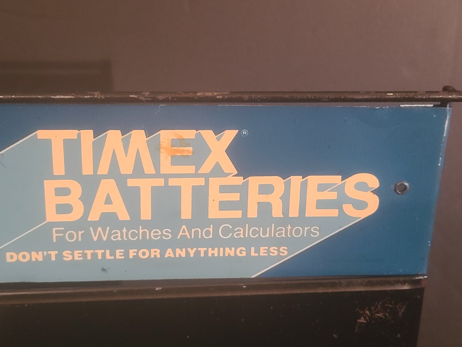 Vintage Timex Watch and Calculator Countertop Steel Store Display Stand Rack