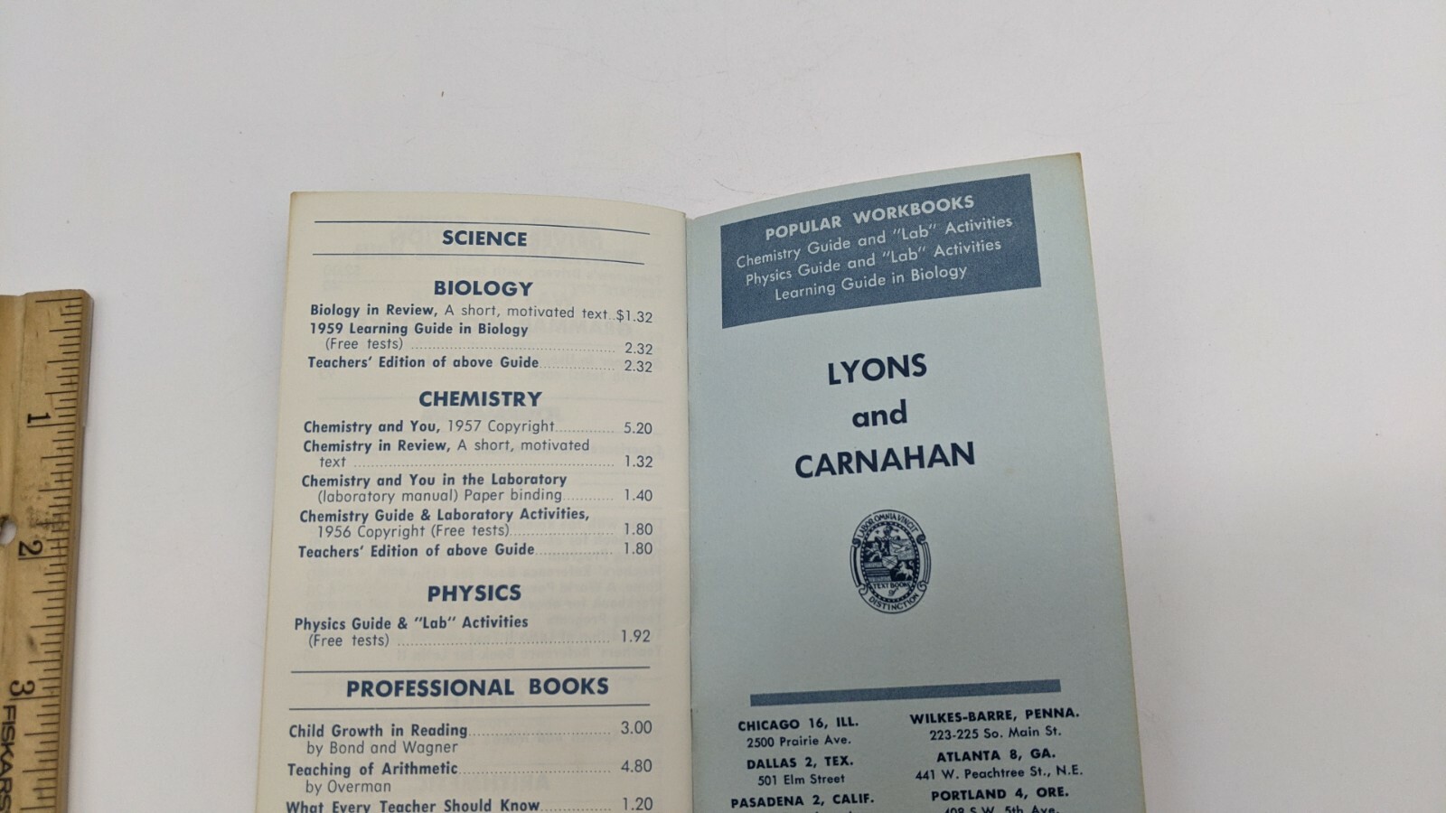 Vintage 1962 Blue Mini Notebook Calendar Reference