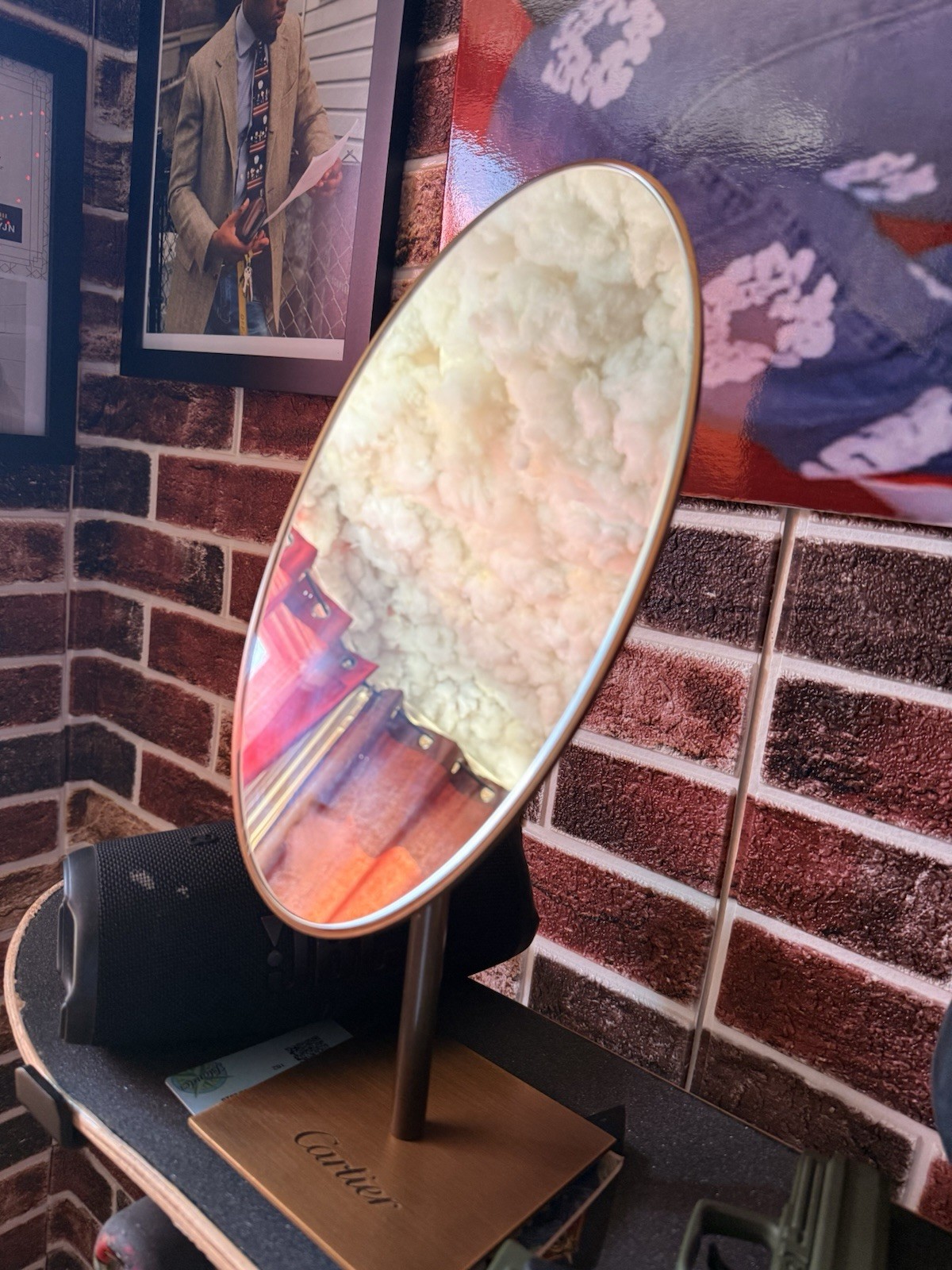 Authentic CARTIER Store Copper Mirror