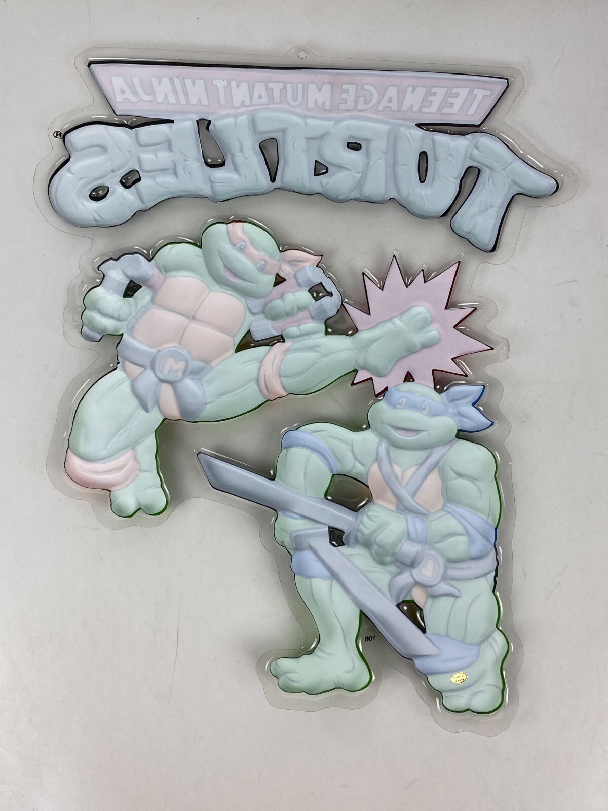 TMNT Teenage Mutant Ninja Turtles Vintage Plastic Display Store Rare Original