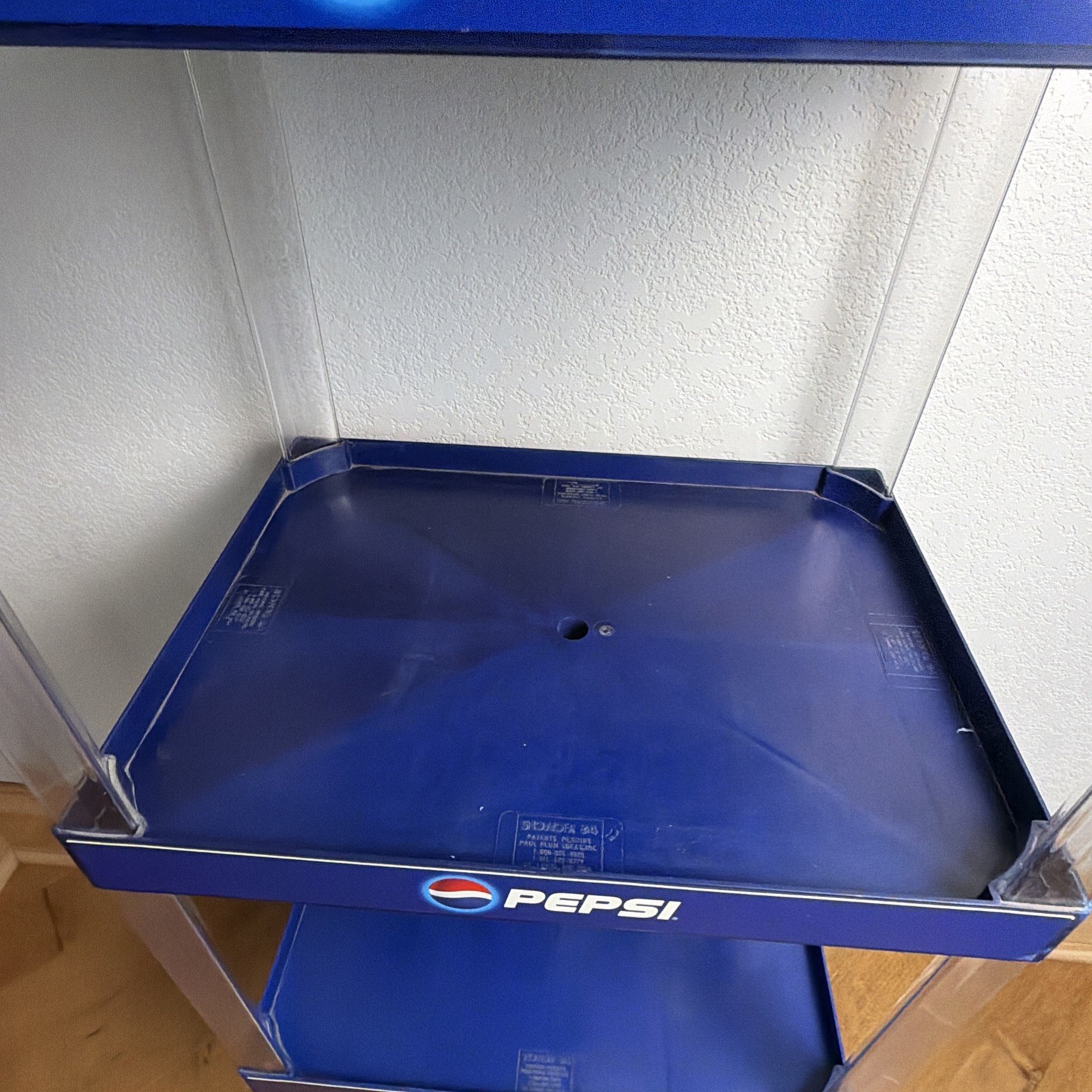 Vintage Pepsi Showoff 3×4 Store Display Rack Paul Flum 4 Tier Counter Display