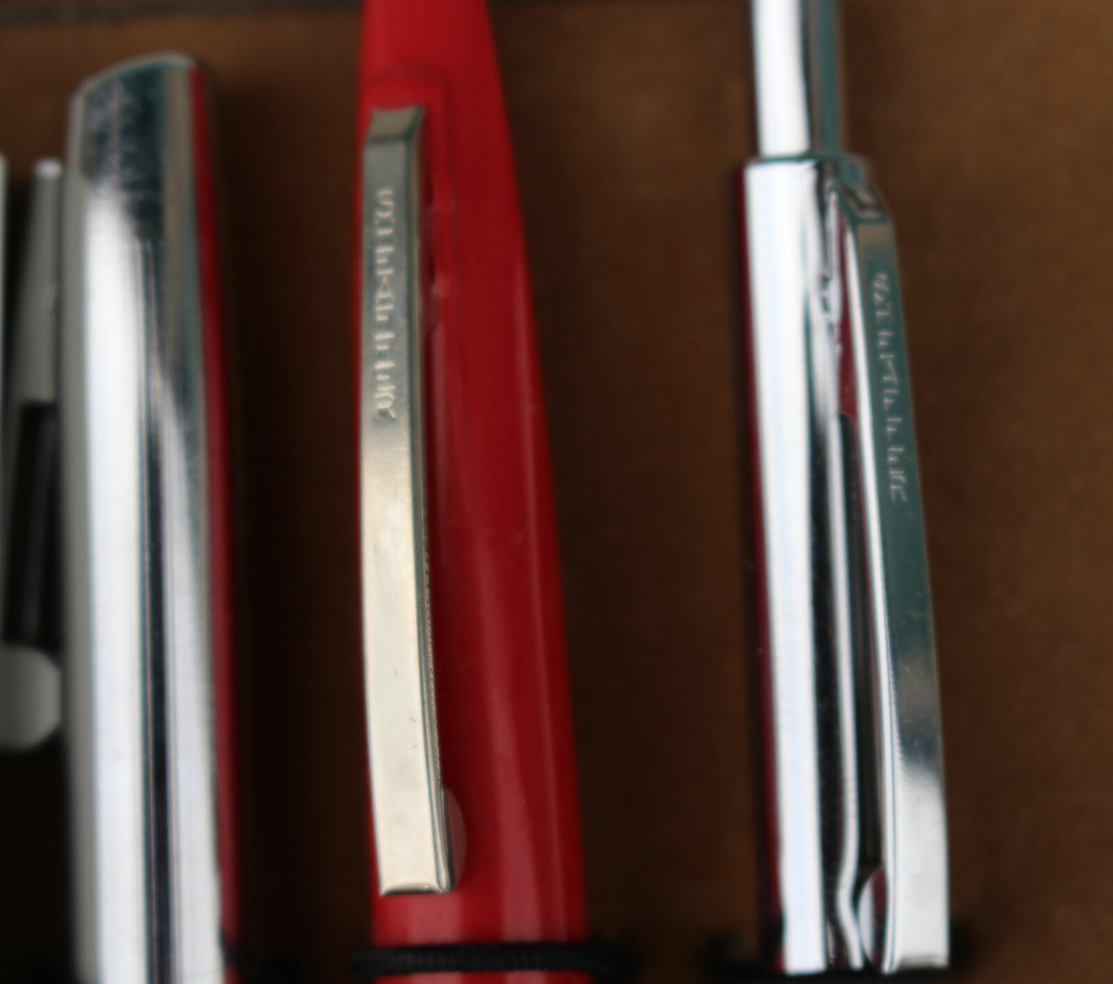 Vintage Brown & Bigelow Sheaffer Advertising Salesman Sample Kit w/ 13 Pen Ad
