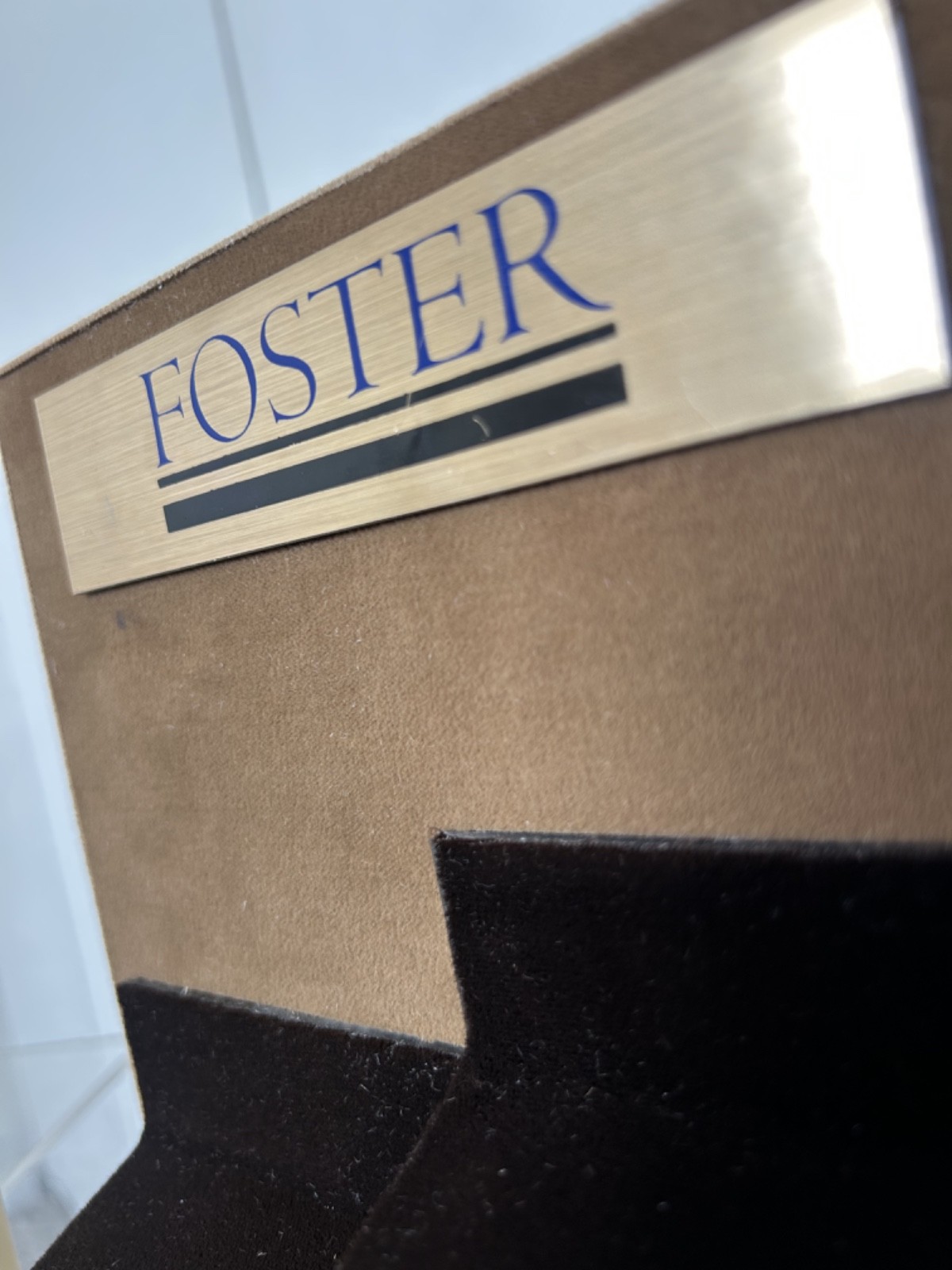 Vintage FOSTERS Store Display Case Stand Swivel Key Holders Tabletop Showcase