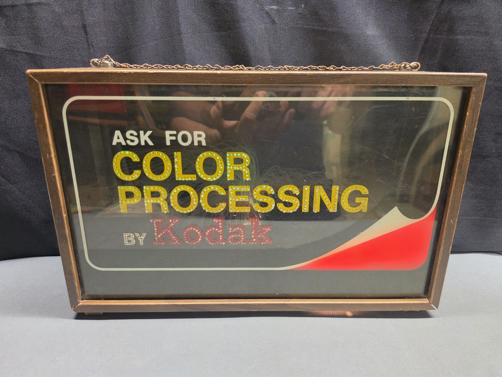 Vintage Kodak Color Film Processing Fiber Optic Advertising Sign – RARE