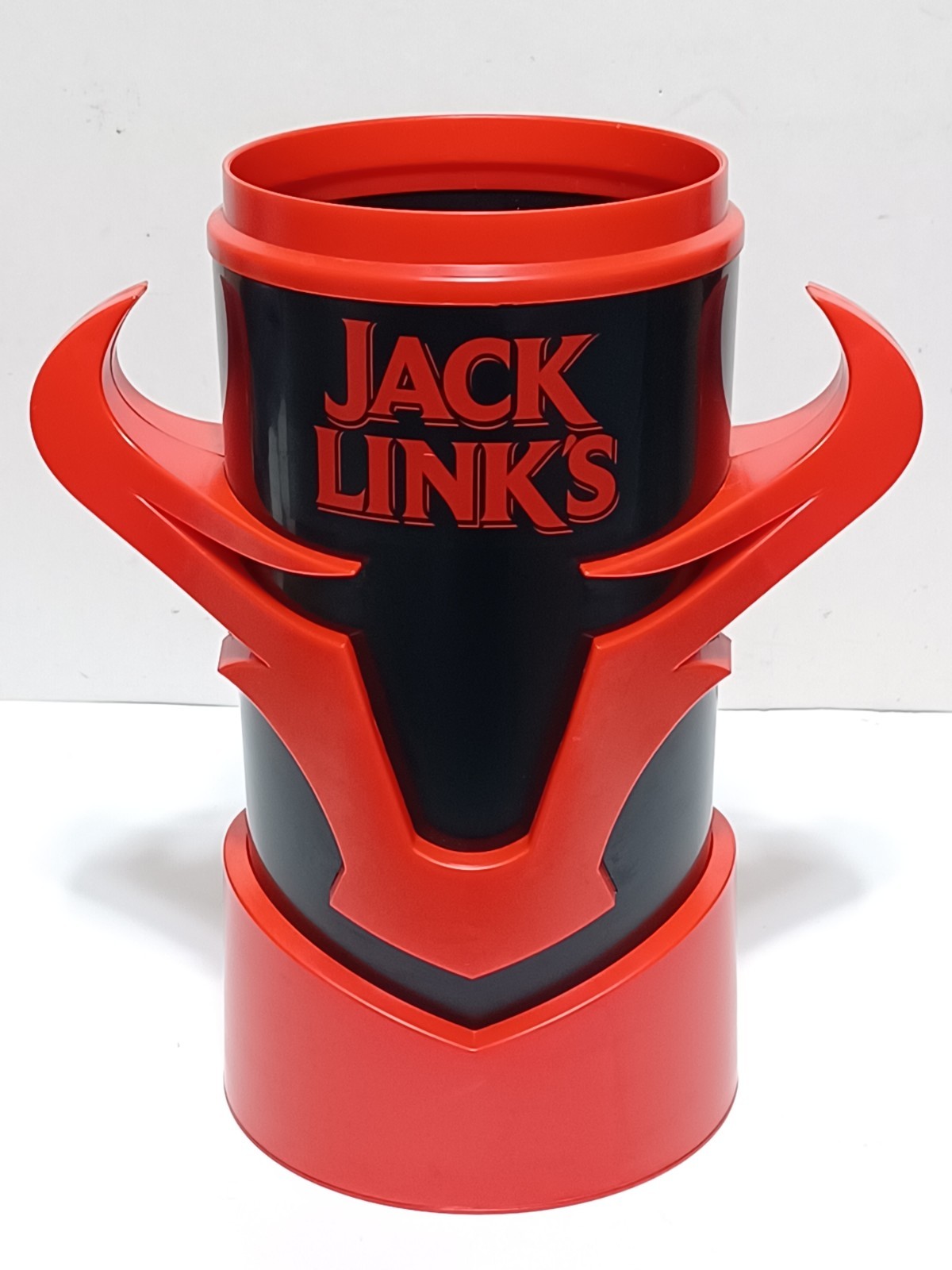 Jack Links Beef Jerky 11″ Store Display Bucket Canister Holder Man Cave▪︎MINT